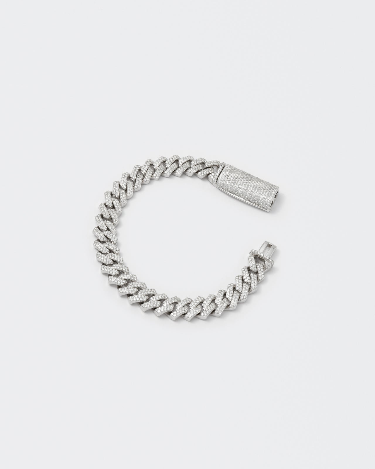 DARKAI Fine Jewelry White Mini Prong Pavé Bracelet Picture