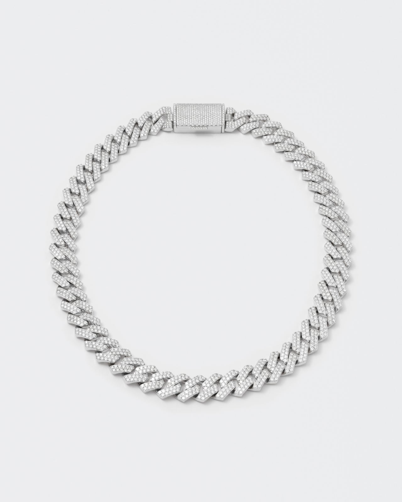 DARKAI Fine Jewelry White Prong Pavé Necklace Picture