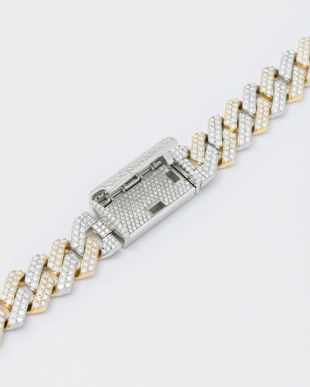 DARKAI Fine Jewelry Yellow White Prong Pavé Necklace Picture