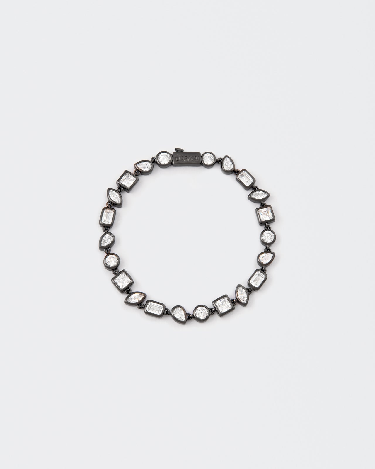 DARKAI Mixed Bezels Black Bracelet