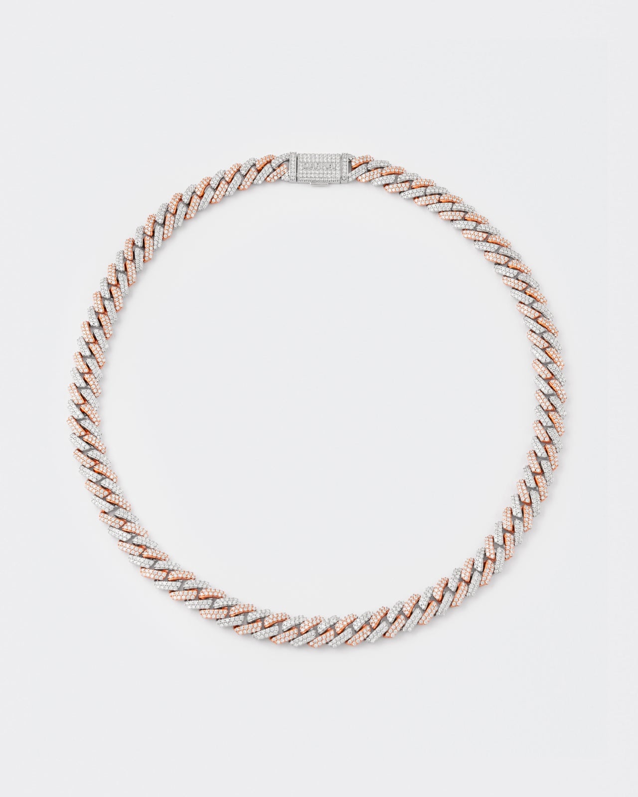 DARKAI Mini Prong Pavé Two-Tone Necklace Main Picture