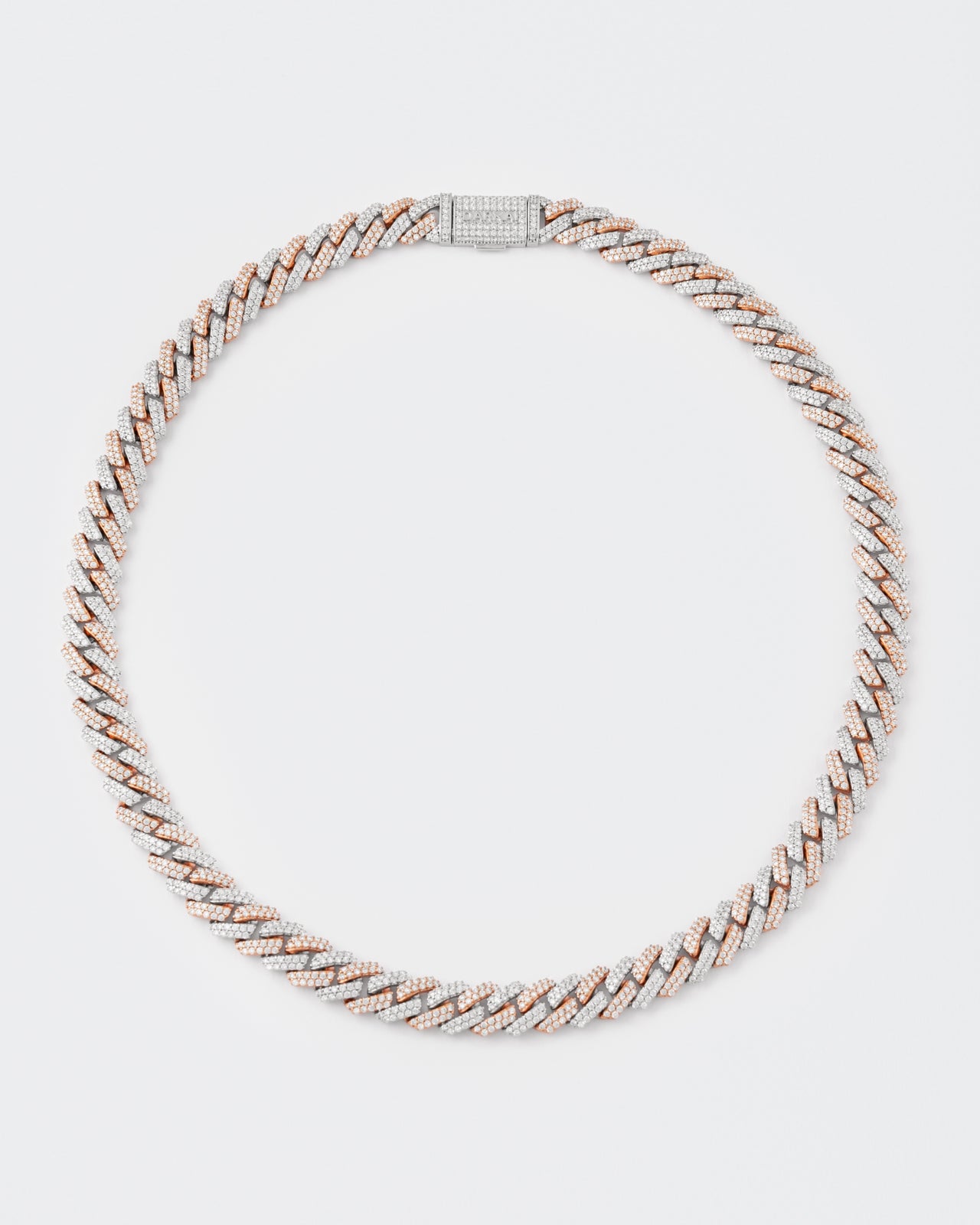 DARKAI Mini Prong Pavé Two-Tone Necklace Main Picture