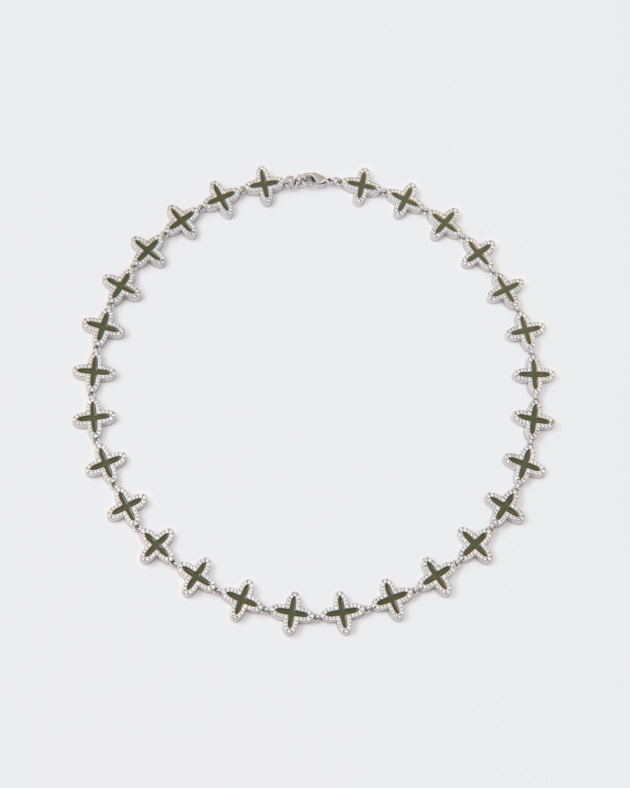 DARKAI Clover Olive Necklace Main Picture