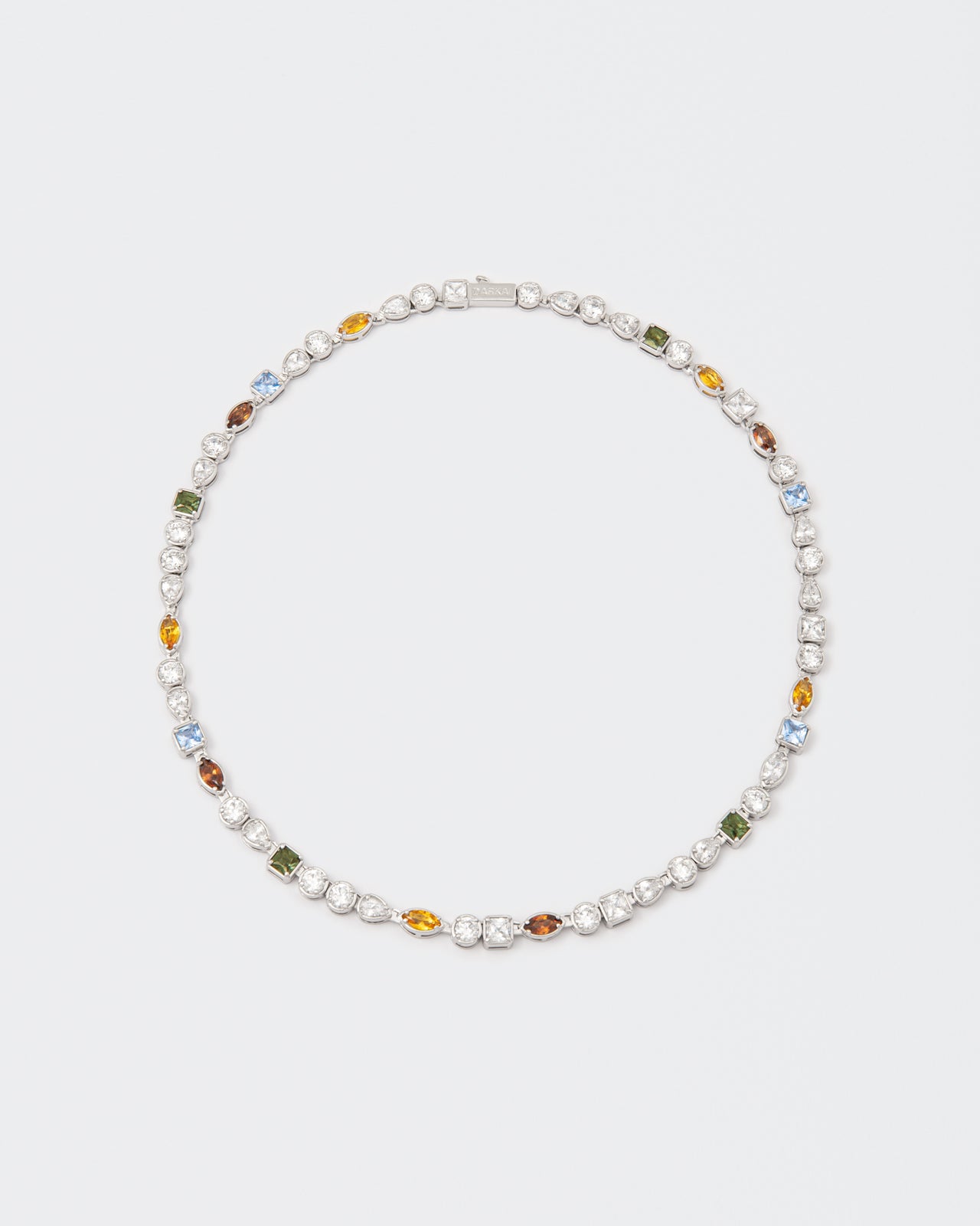 DARKAI Mixed Stones RGB Necklace Main Picture