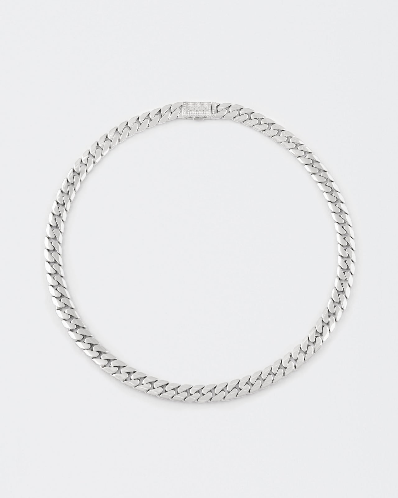 DARKAI White Cuban Edge Necklace Main Picture
