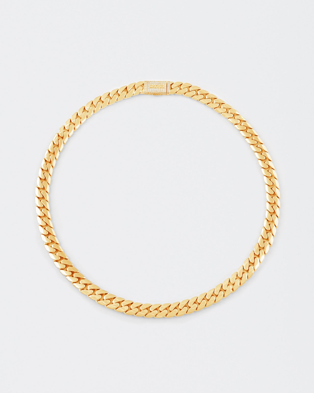 DARKAI Gold Cuban Edge Necklace Main Picture