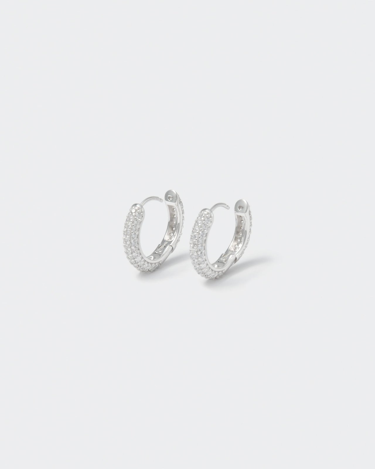 DARKAI Hoop Pavé Earrings Main Picture