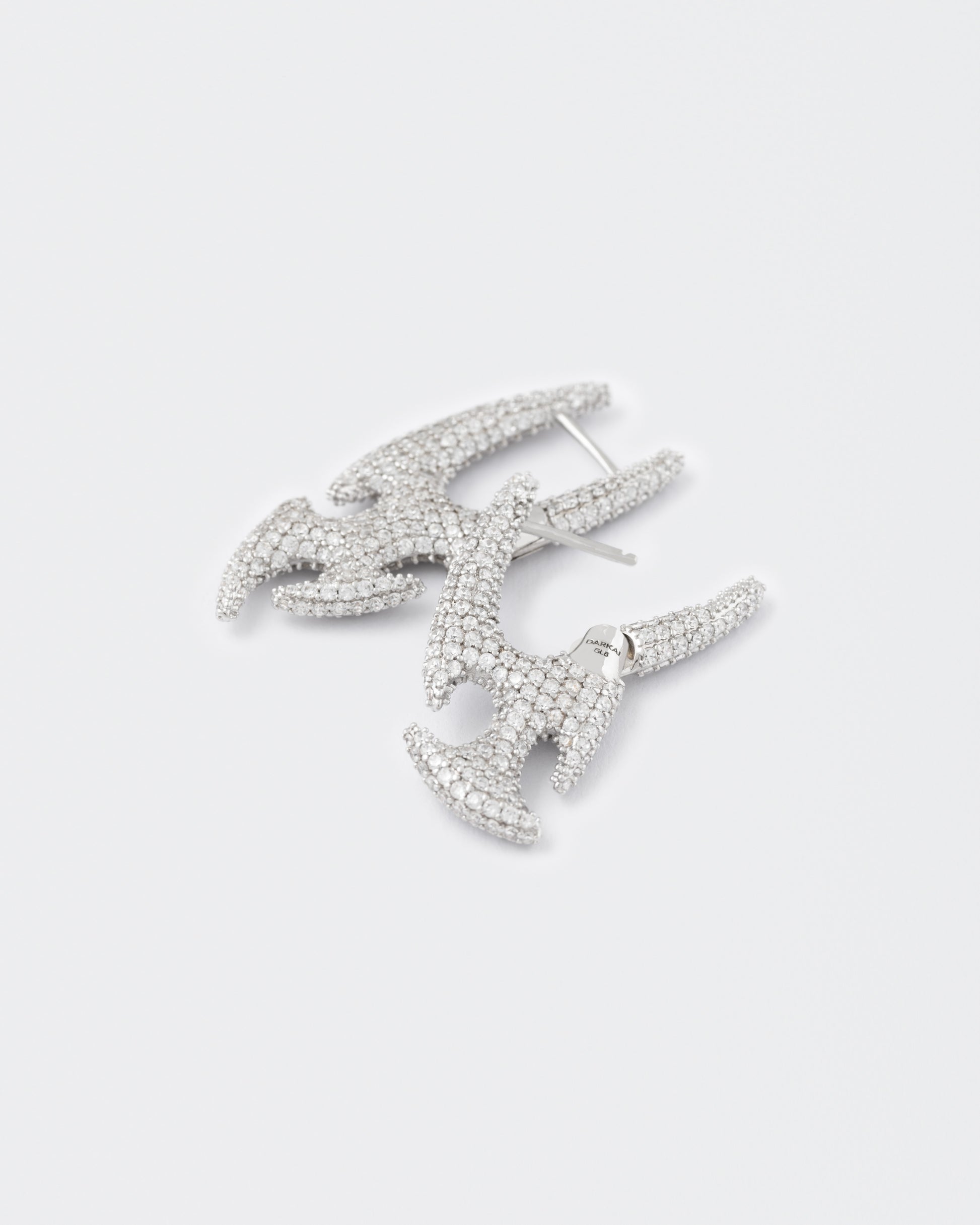 DARKAI x GLB Capsule Collecion Tribal Earrings Pavé