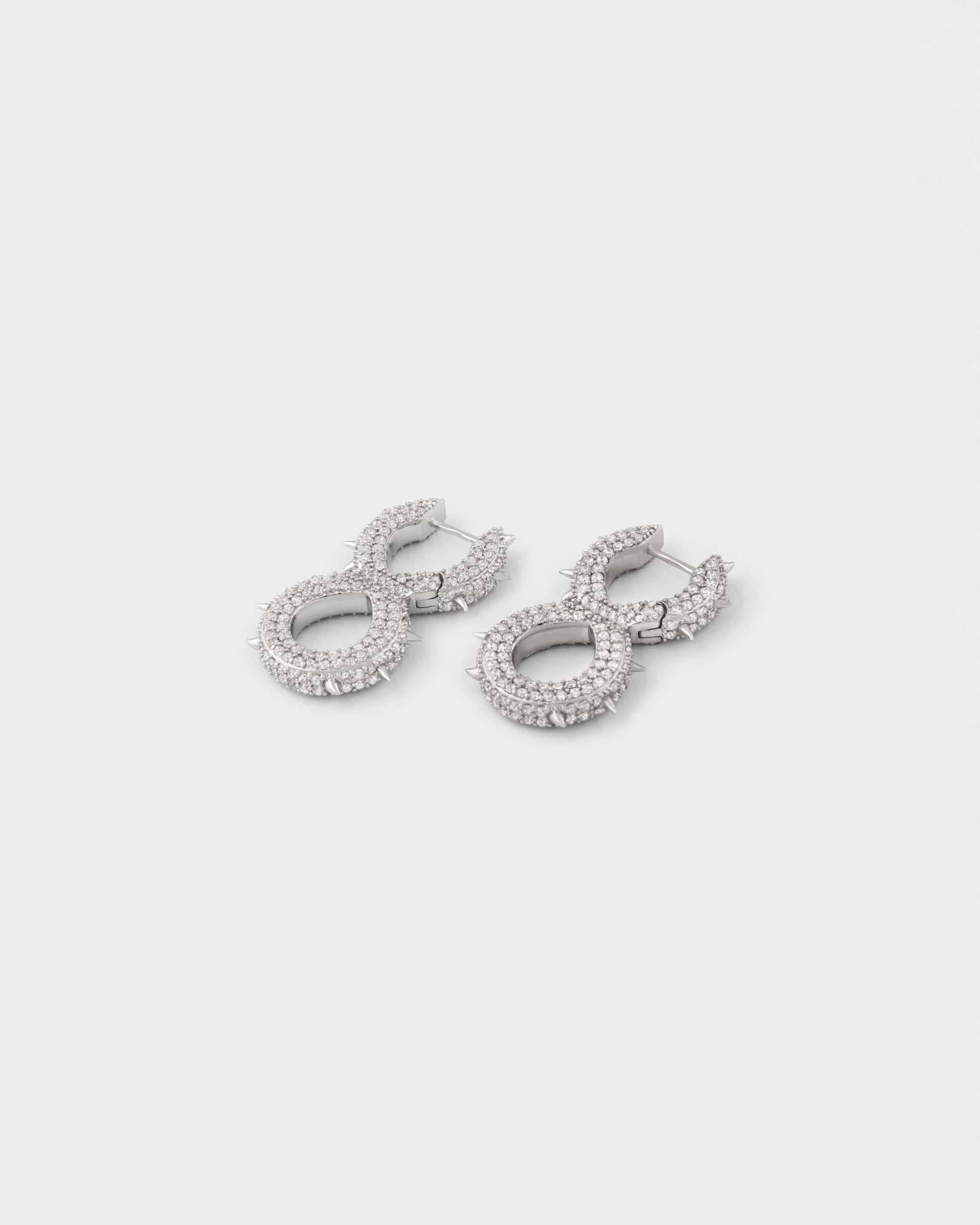 DARKAI Spiked Infinity Earrings Product Picture
