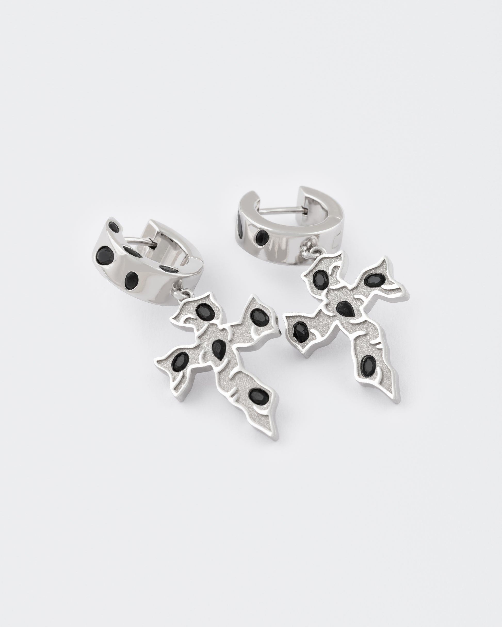 DARKAI Tipsy Cross Earrings Detail 2