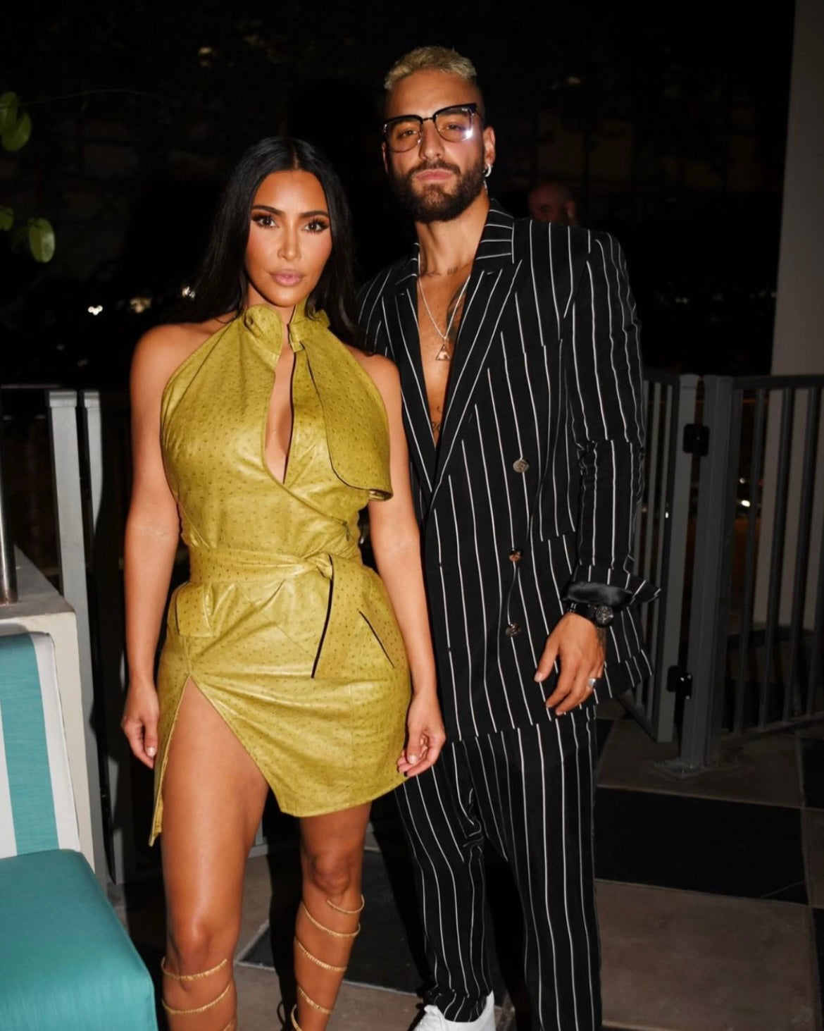 DARKAI Maluma and Kim Kardashian