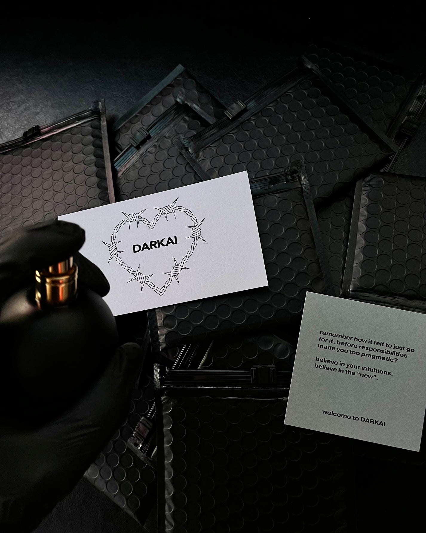 DARKAI packaging and display