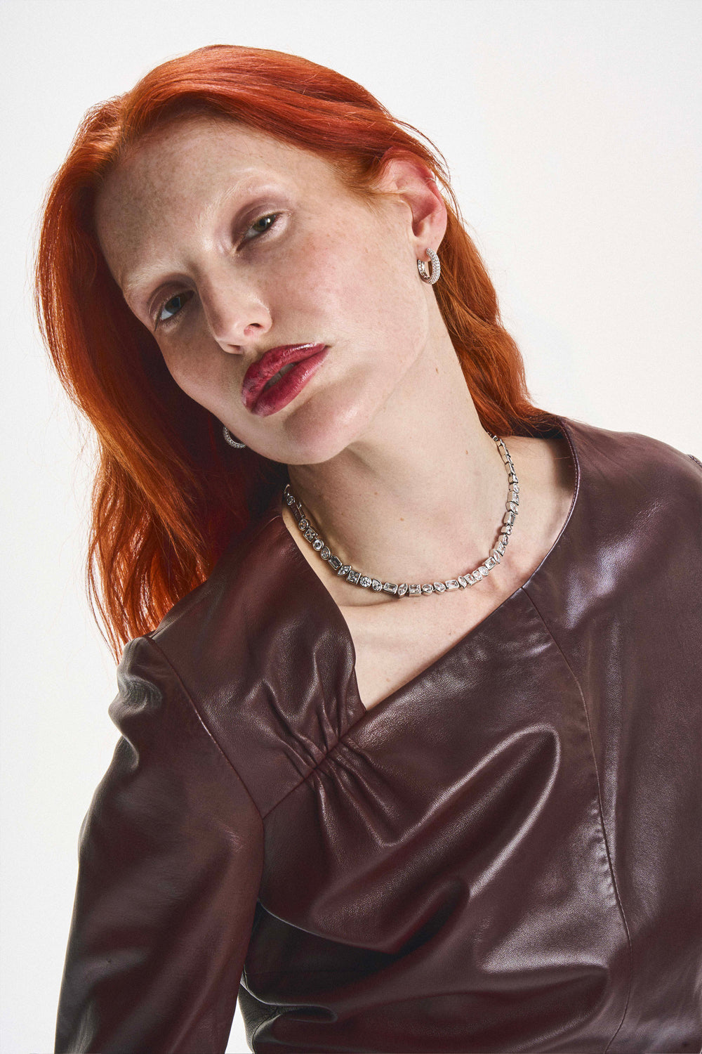 DARKAI Mixed Bezels Necklace