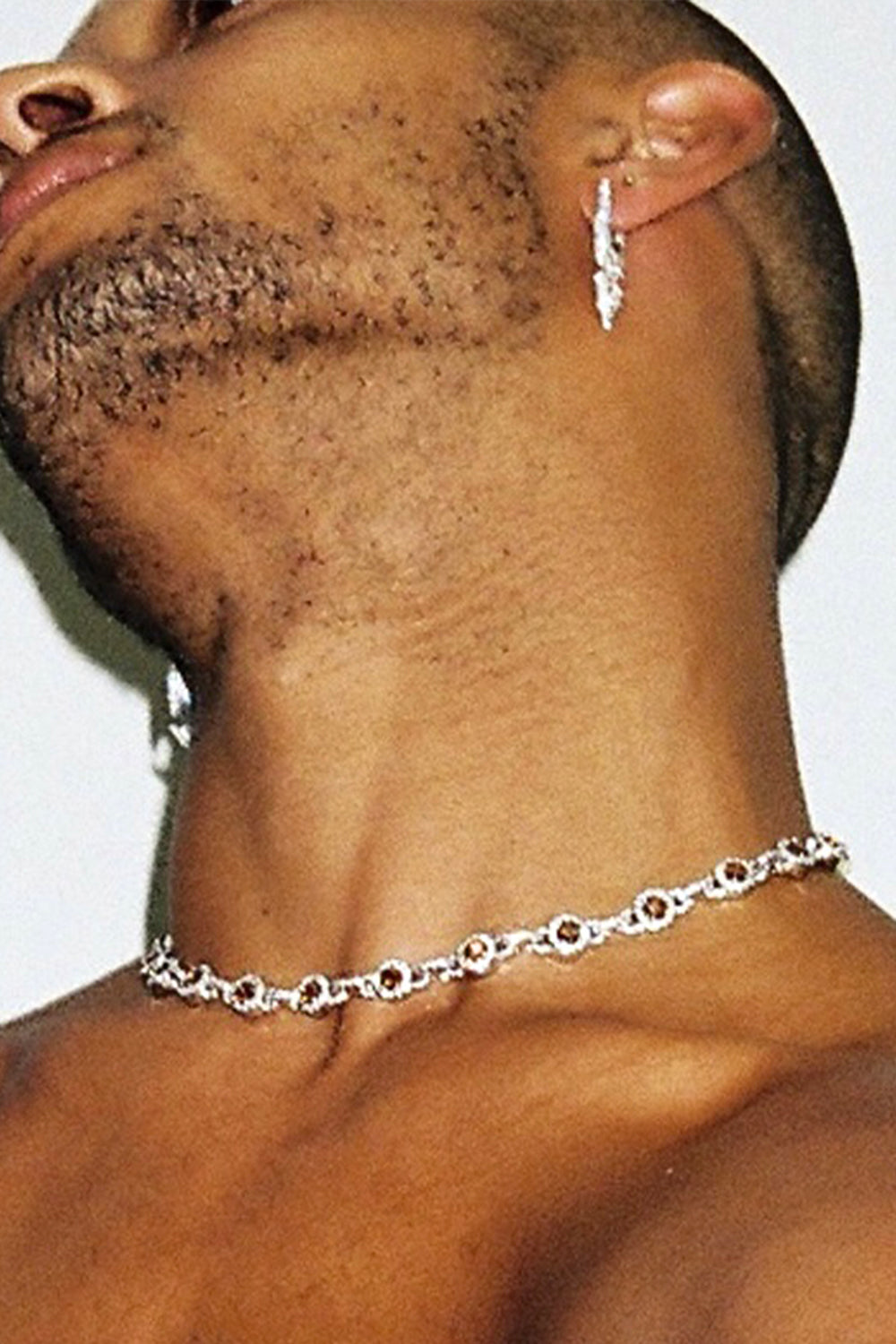 DARKAI Mariner Coffee Necklace on Male Model