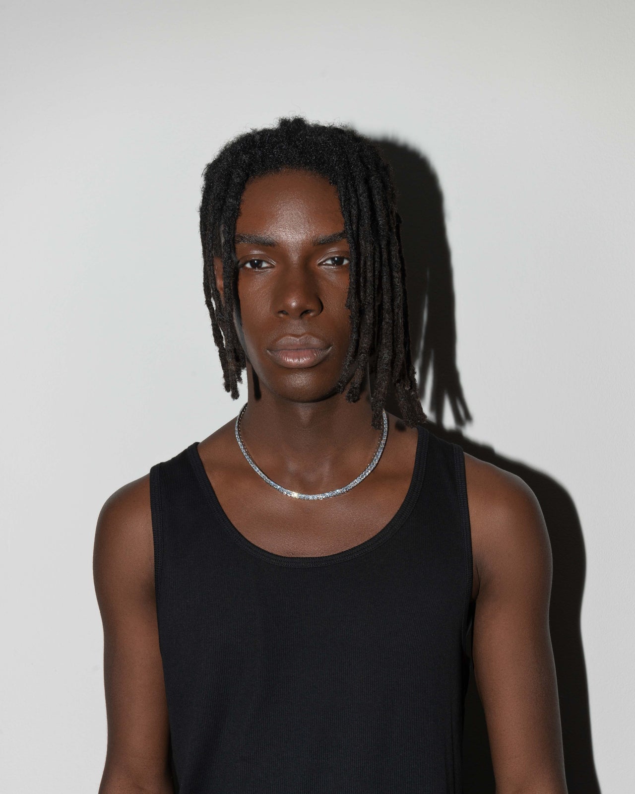 White Tennis Necklace