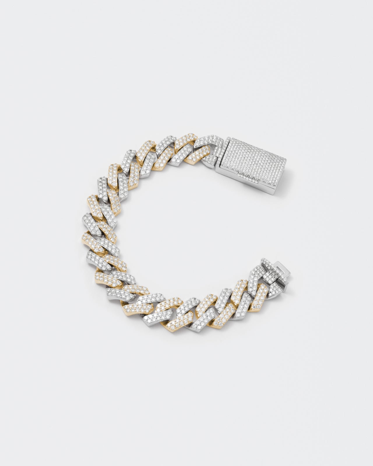 DARKAI Fine Jewelry Yellow White Prong Pavé Necklace Picture