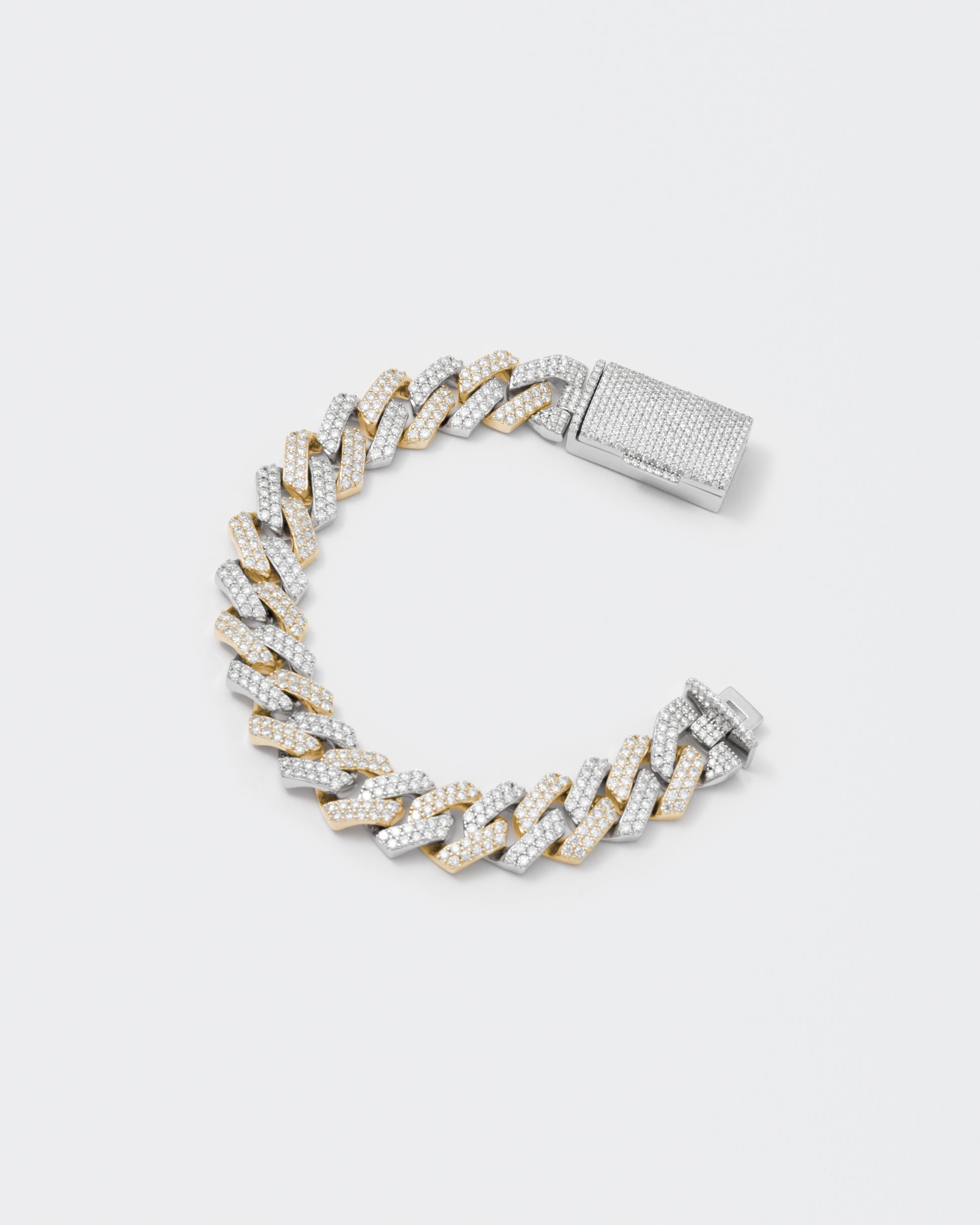 DARKAI Fine Jewelry Yellow White Prong Pavé Necklace Picture