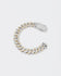 Pulsera Pavé de Garra Blanca y Amarilla de 14 mm