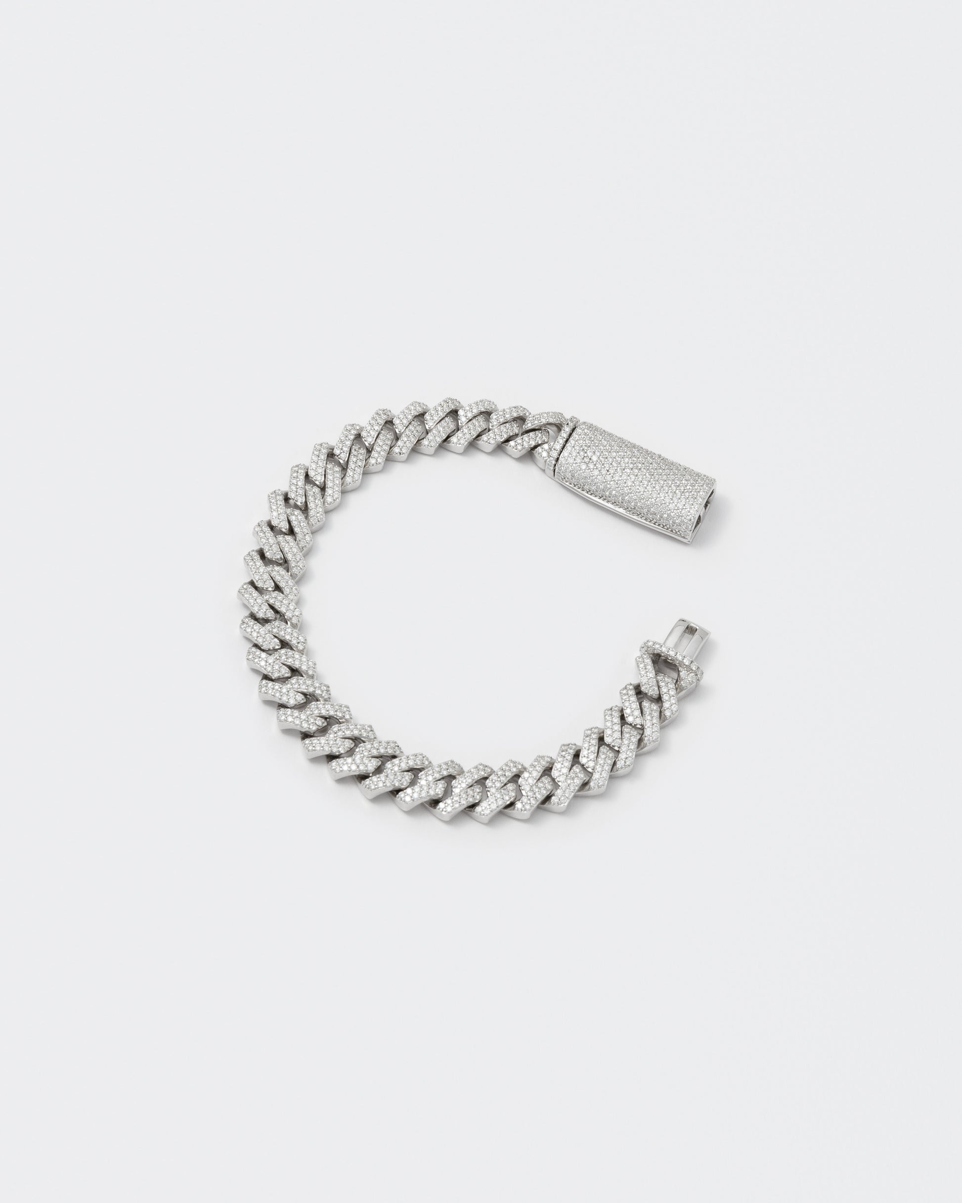 DARKAI Fine Jewelry White Mini Prong Pavé Bracelet Picture
