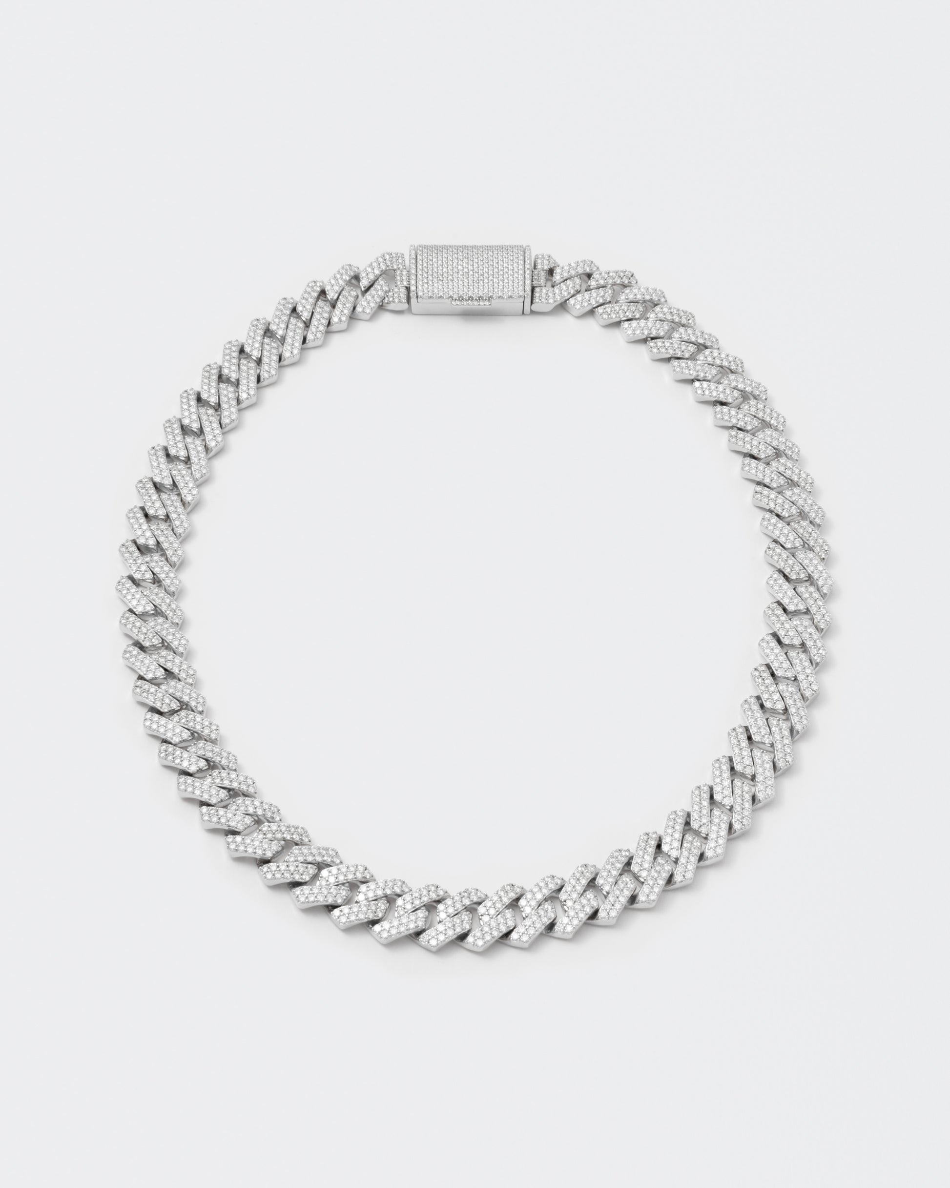 DARKAI Fine Jewelry White Prong Pavé Necklace Picture