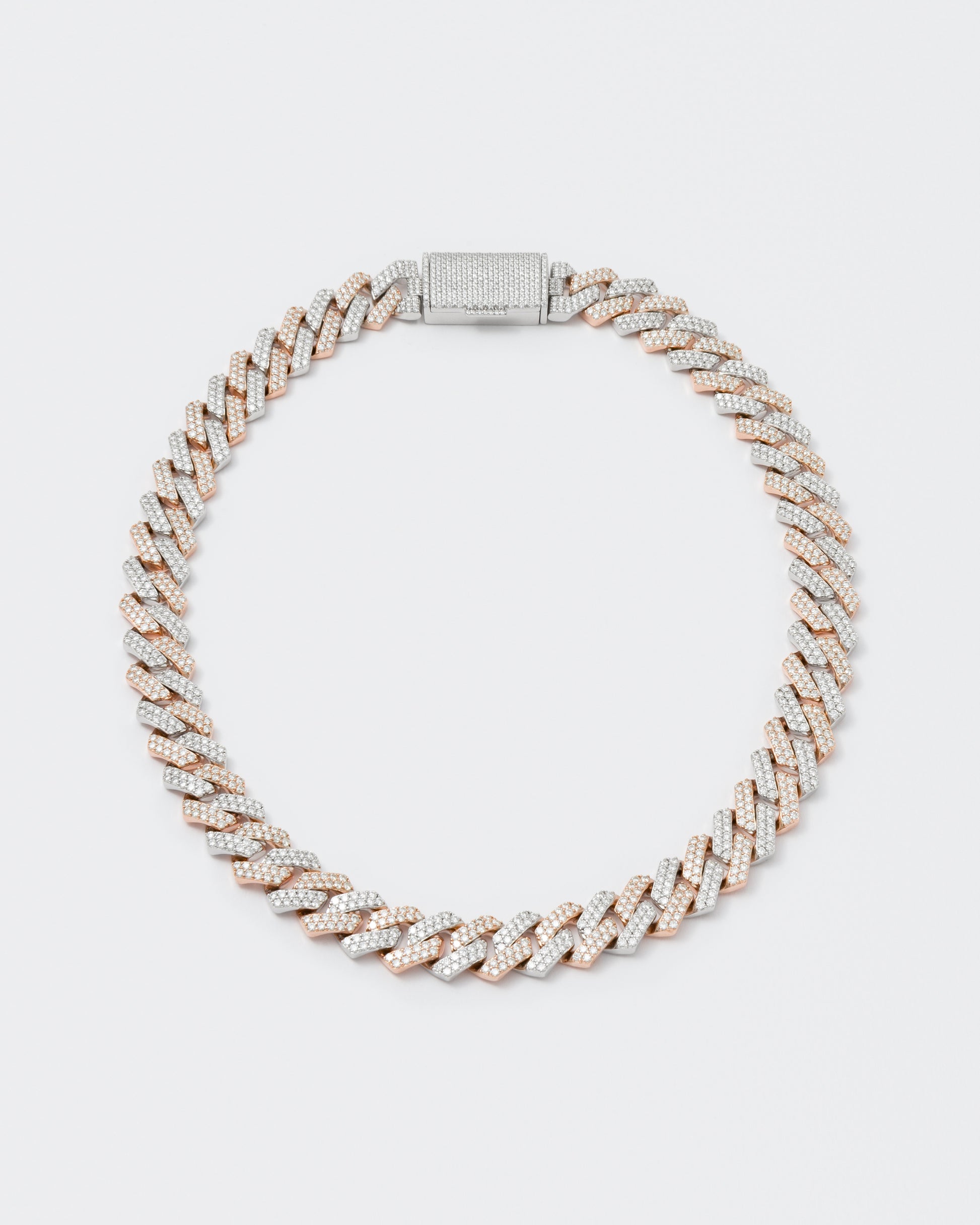 DARKAI Fine Jewelry Rose White Prong Pavé Necklace Picture