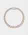 Collar Pavé de Garra Blanca y Rosa de 14 mm