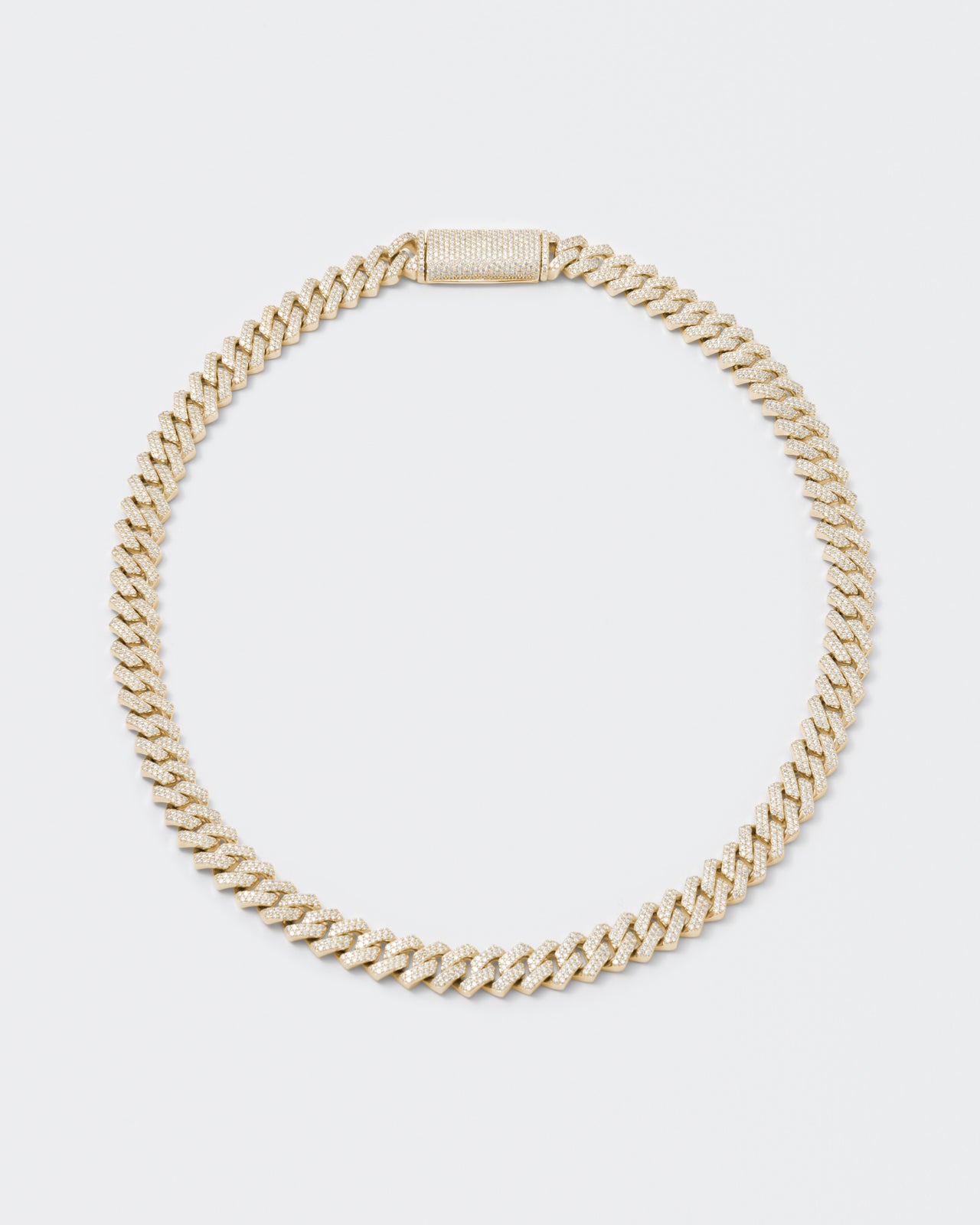 DARKAI Fine Jewelry Yellow Mini Prong Pavé Necklace Picture