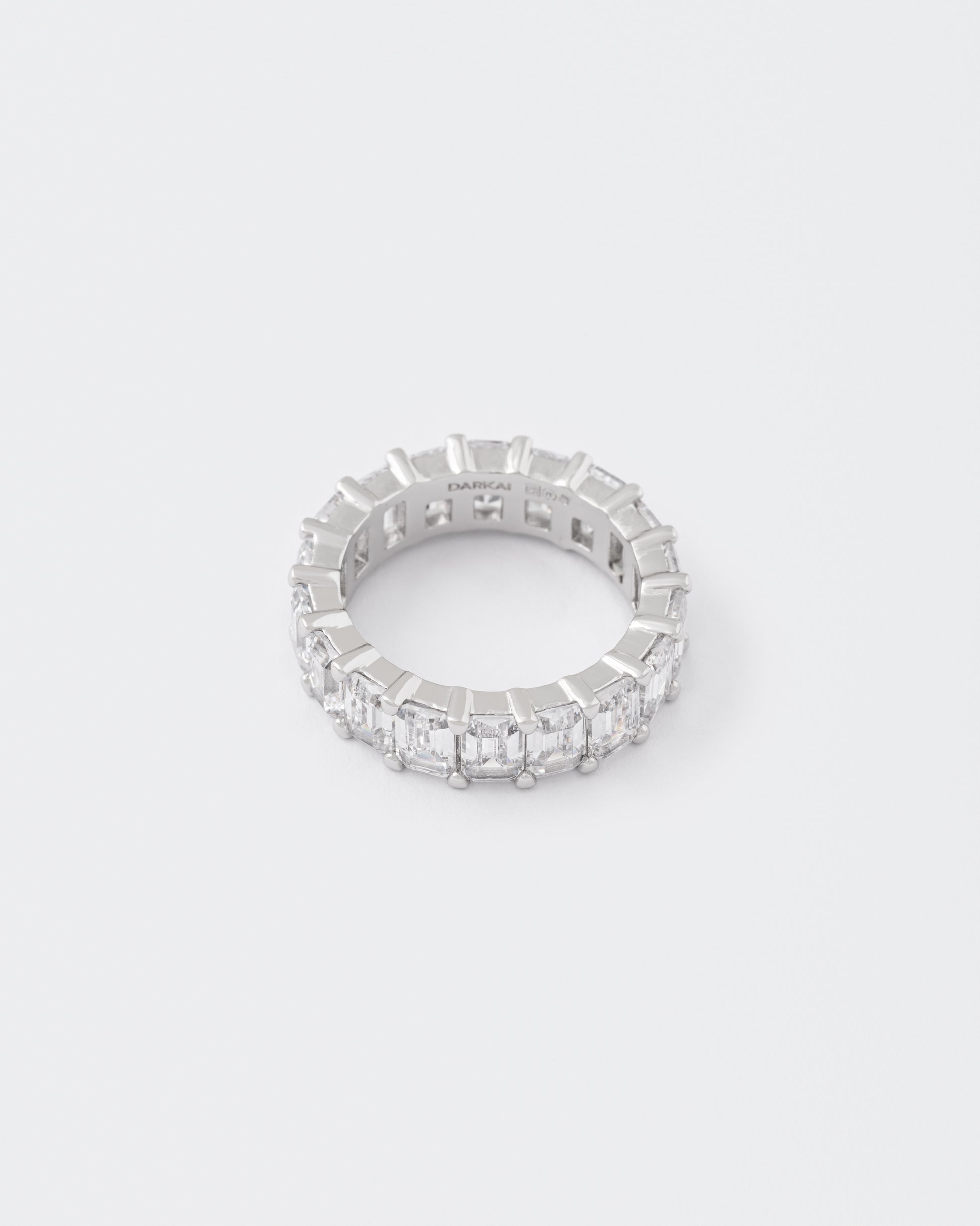 DARKAI Tennis Emerald Ring Detail Picture