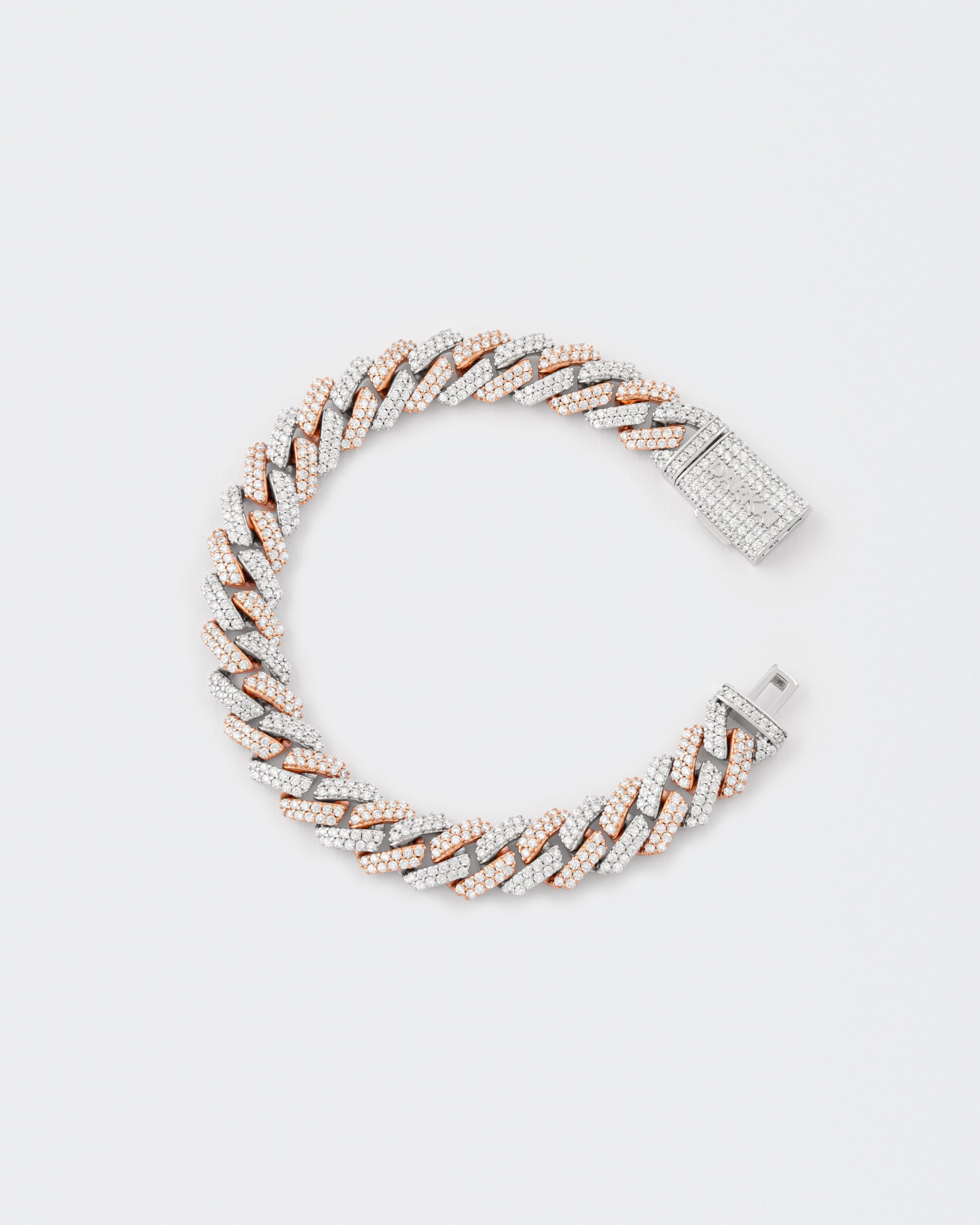 DARKAI Mini Prong Pavé Two-Tone Bracelet Main Picture