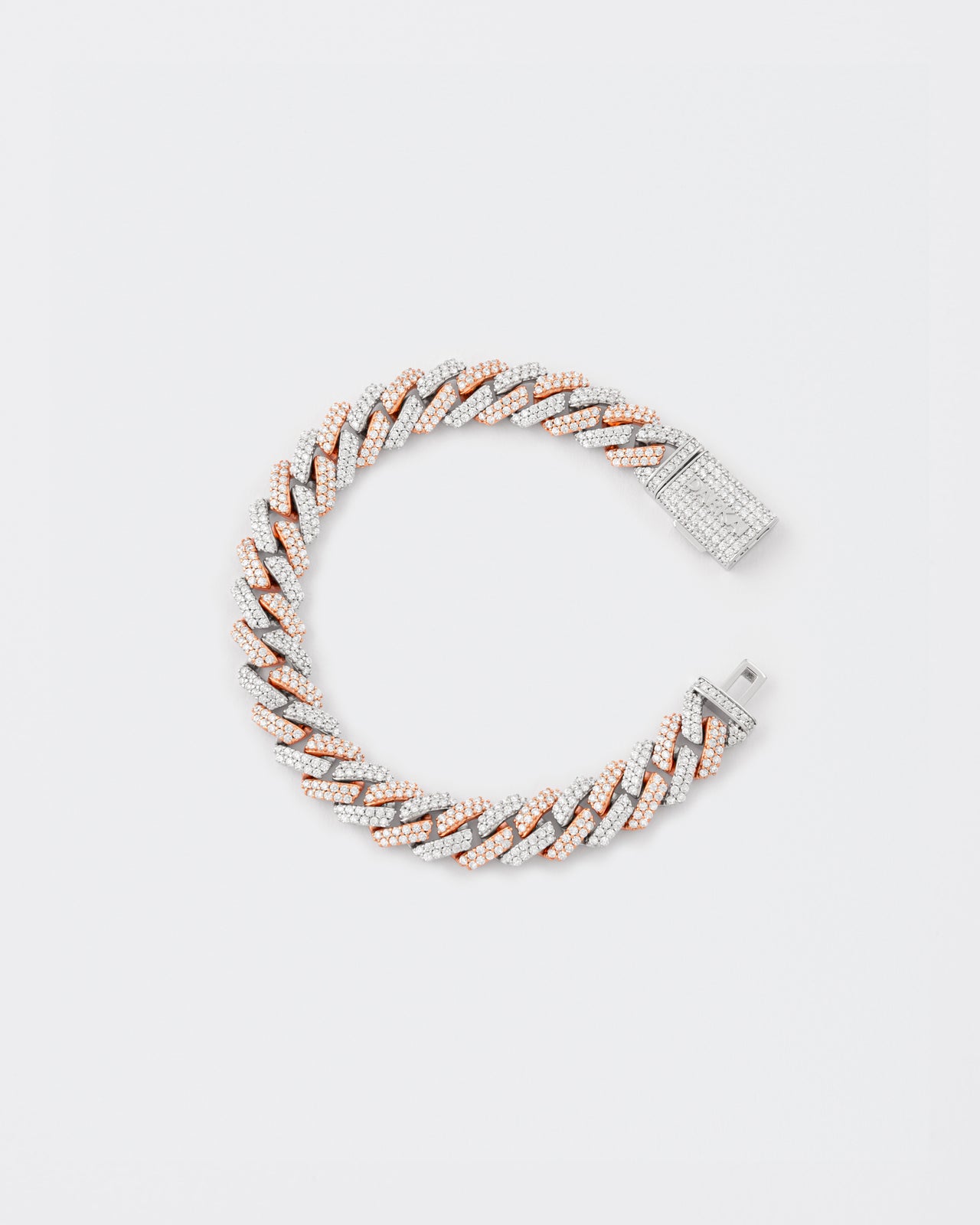 DARKAI Mini Prong Pavé Two-Tone Bracelet Main Picture