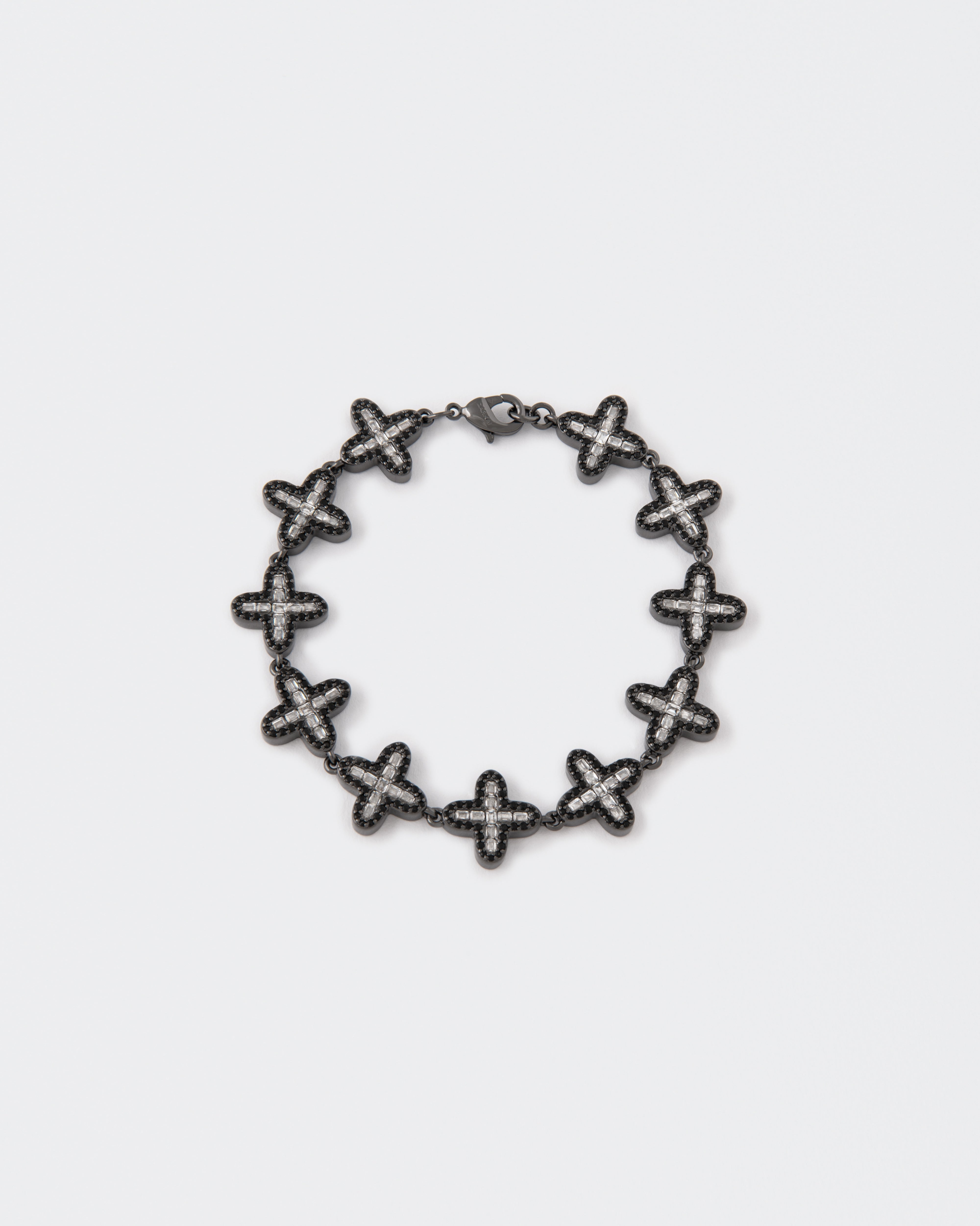 アクセサリー BLACKBIRD Chain Bracelet Shop DARKAI Bracelets - Clover Baguette Black Bracelet