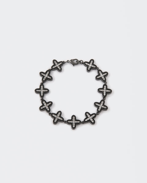 アクセサリー BLACKBIRD Chain Bracelet Shop DARKAI Bracelets - Clover Baguette Black Bracelet