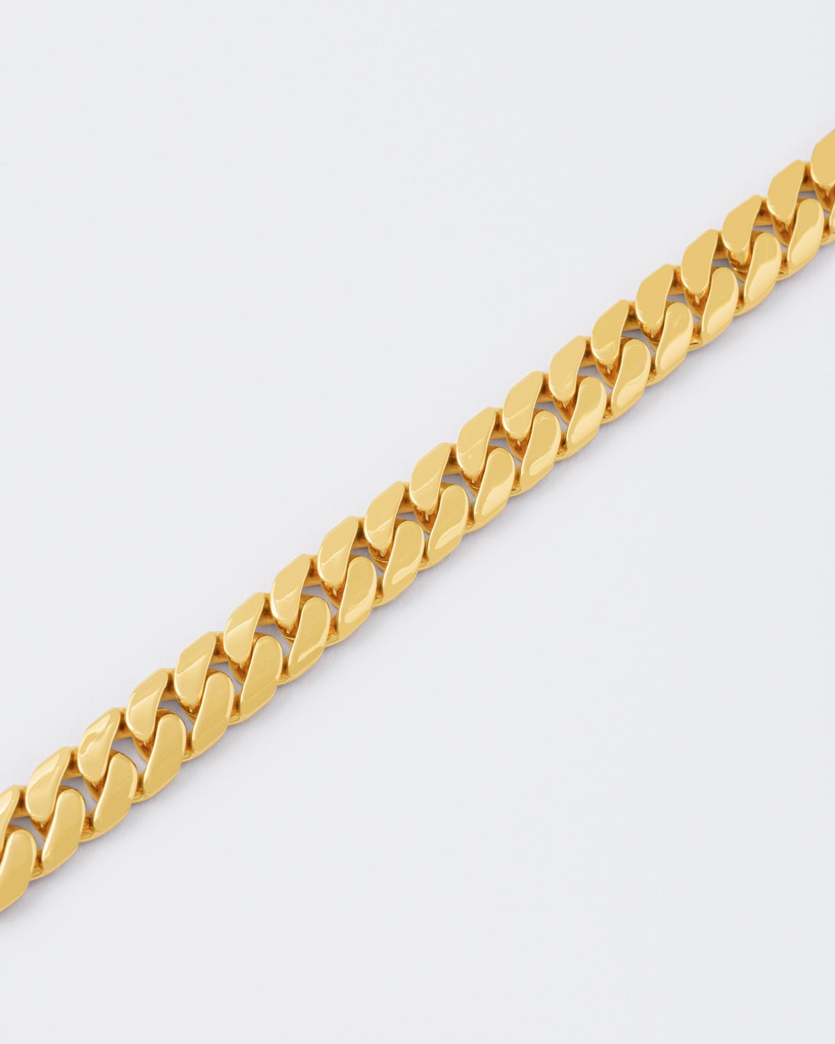 DARKAI Gold Cuban Edge Necklace Detail Picture