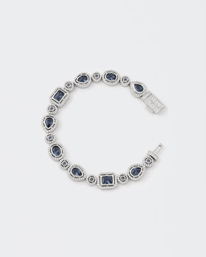 Mixed Bezels Pavé Bracelet
