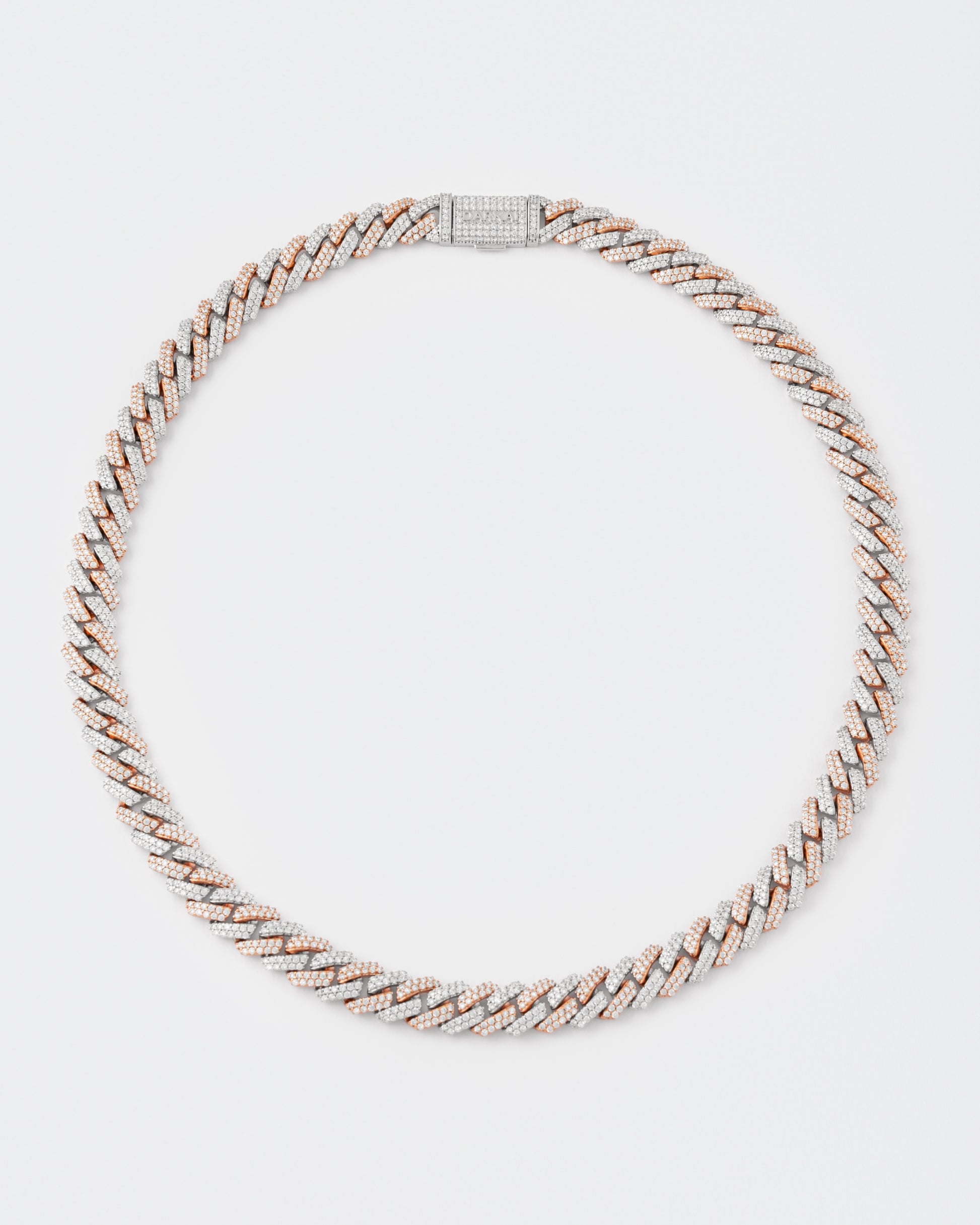DARKAI Mini Prong Pavé Two-Tone Necklace Main Picture