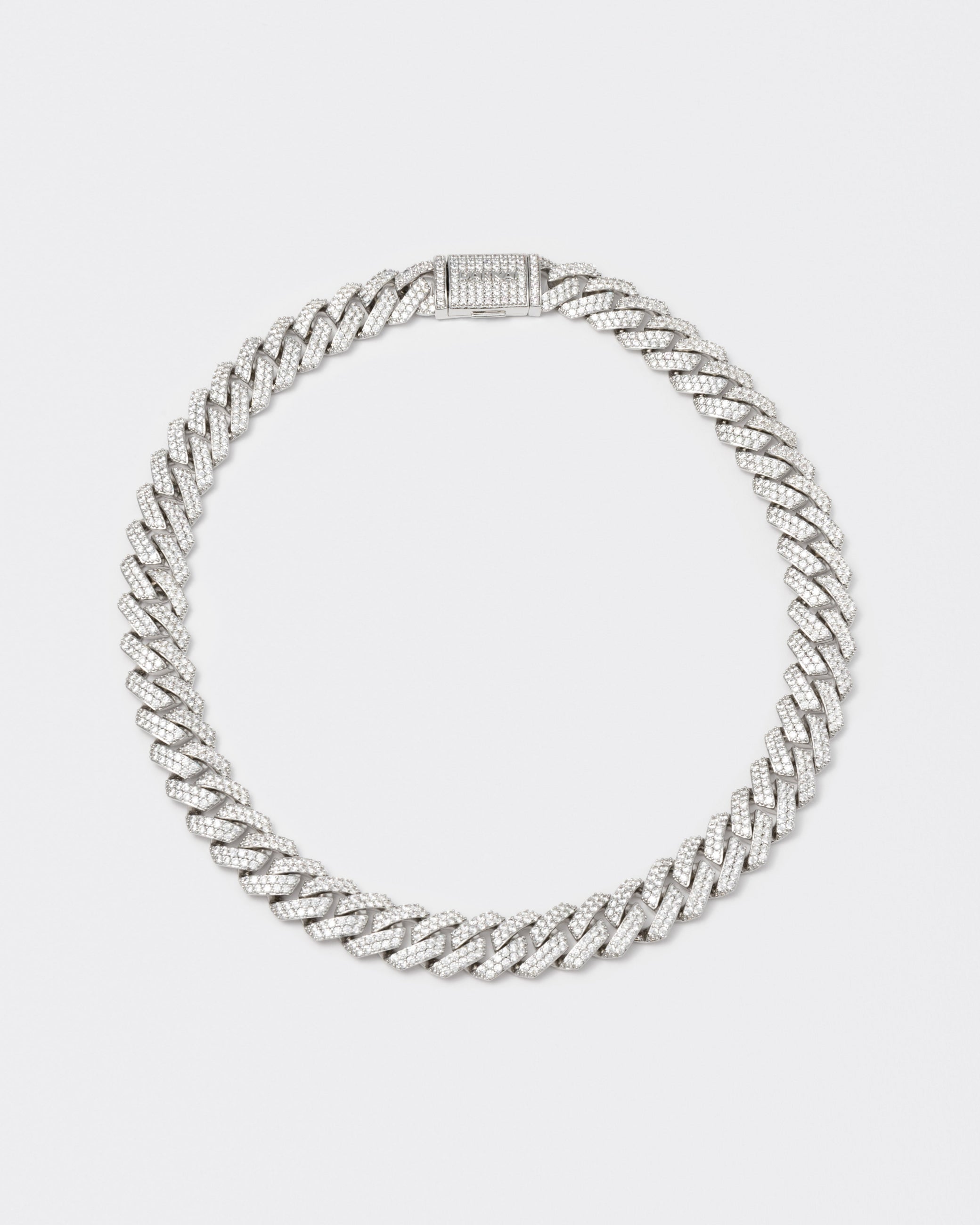 Shop DARKAI Necklaces online - White Prong Pavé Necklace