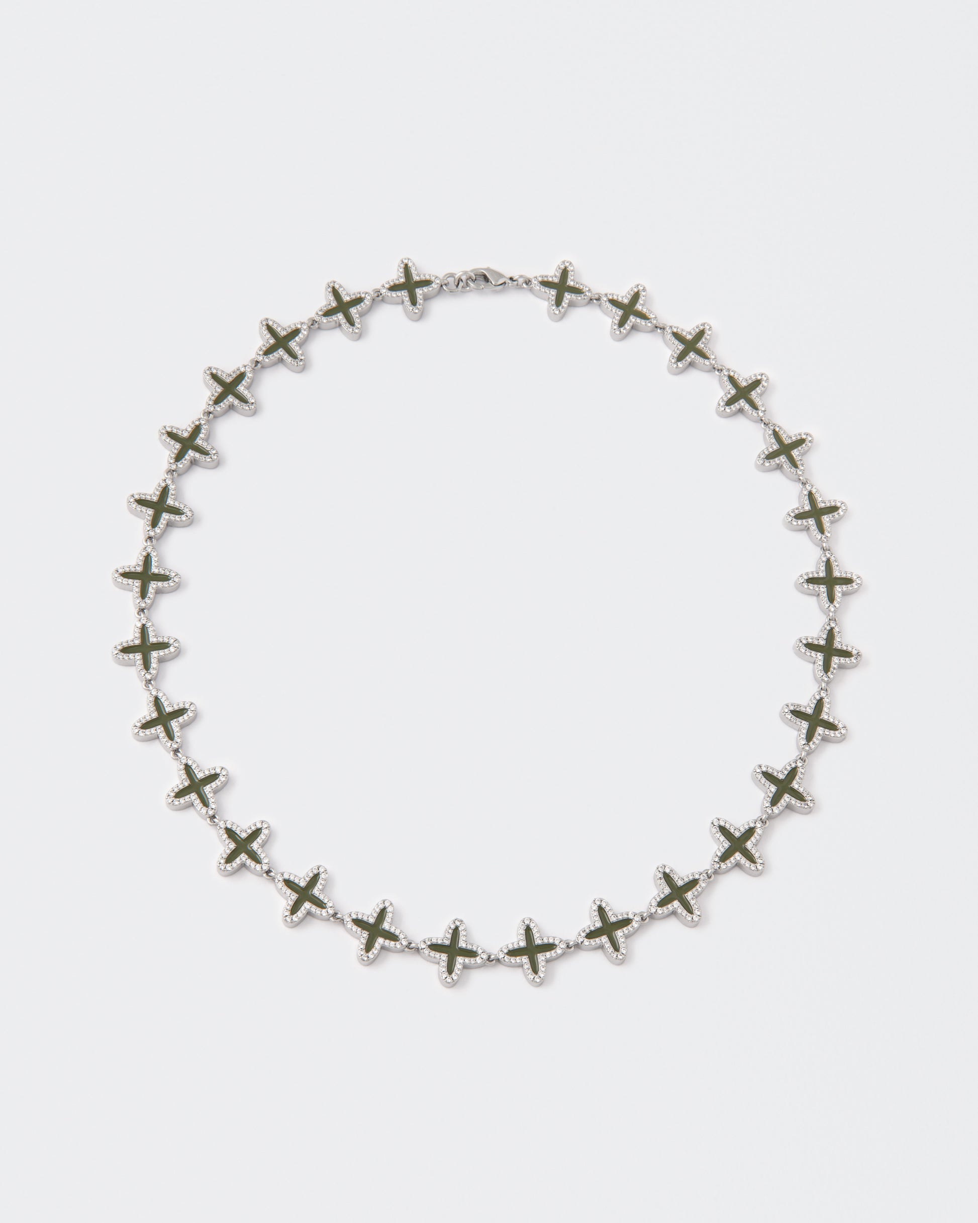 DARKAI Clover Olive Necklace Main Picture