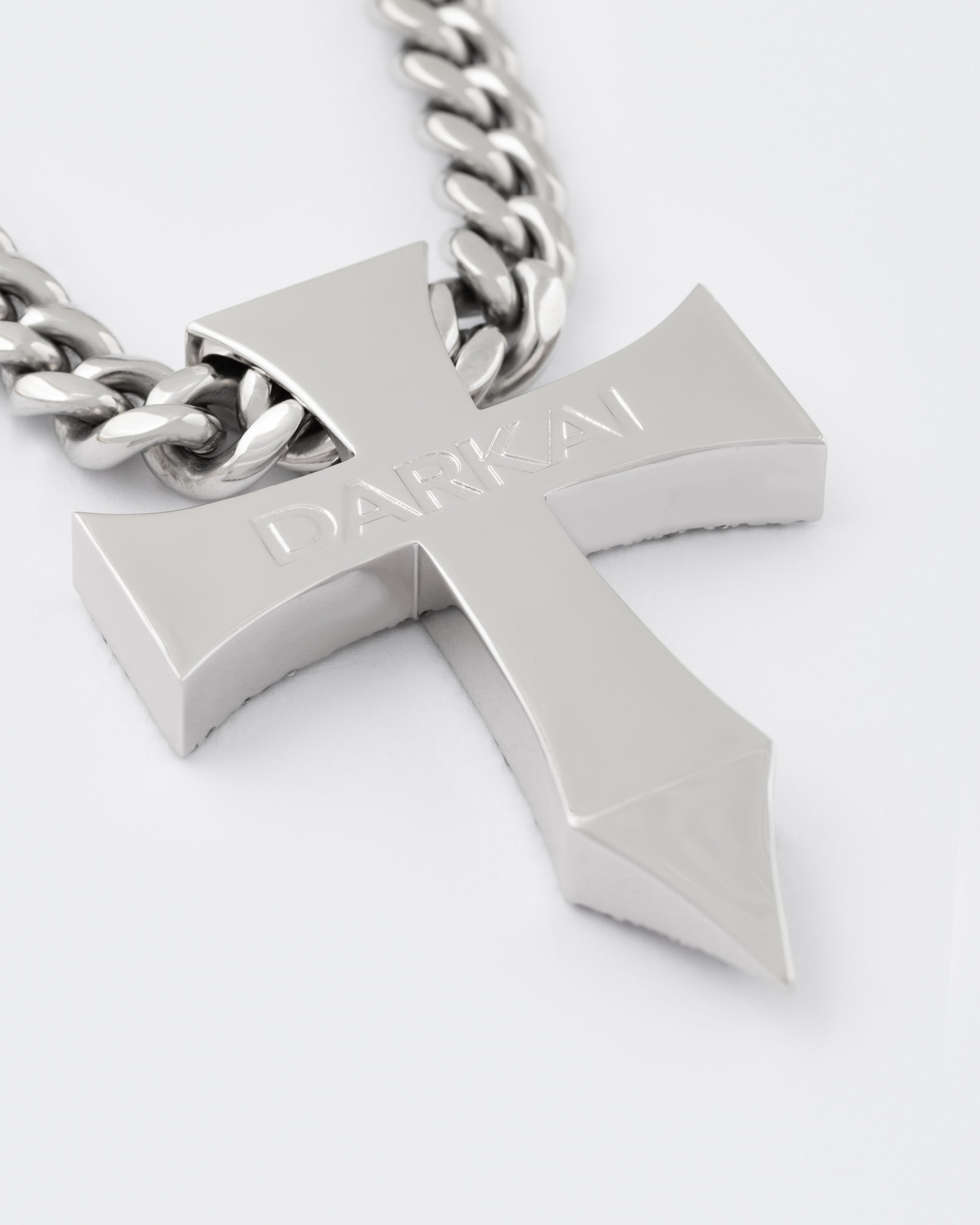 DARKAI XXL Gothic Cross Necklace detail picture