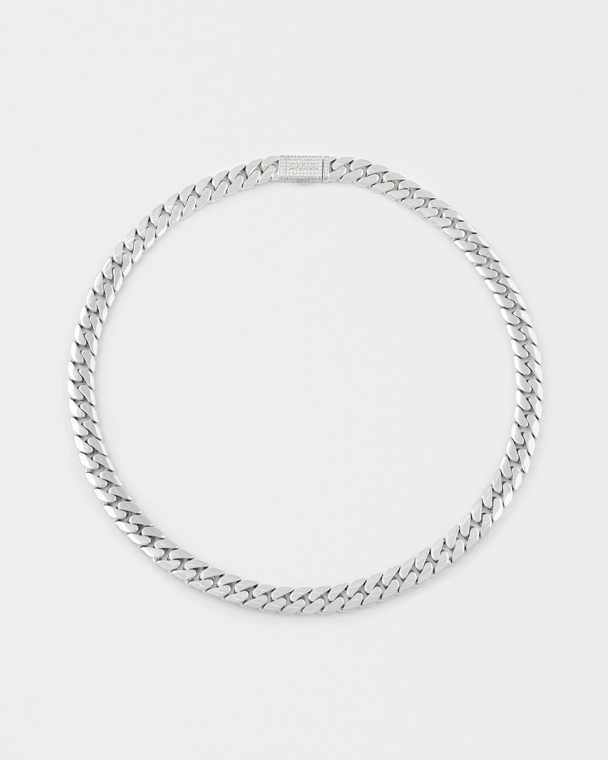 DARKAI White Cuban Edge Necklace Main Picture