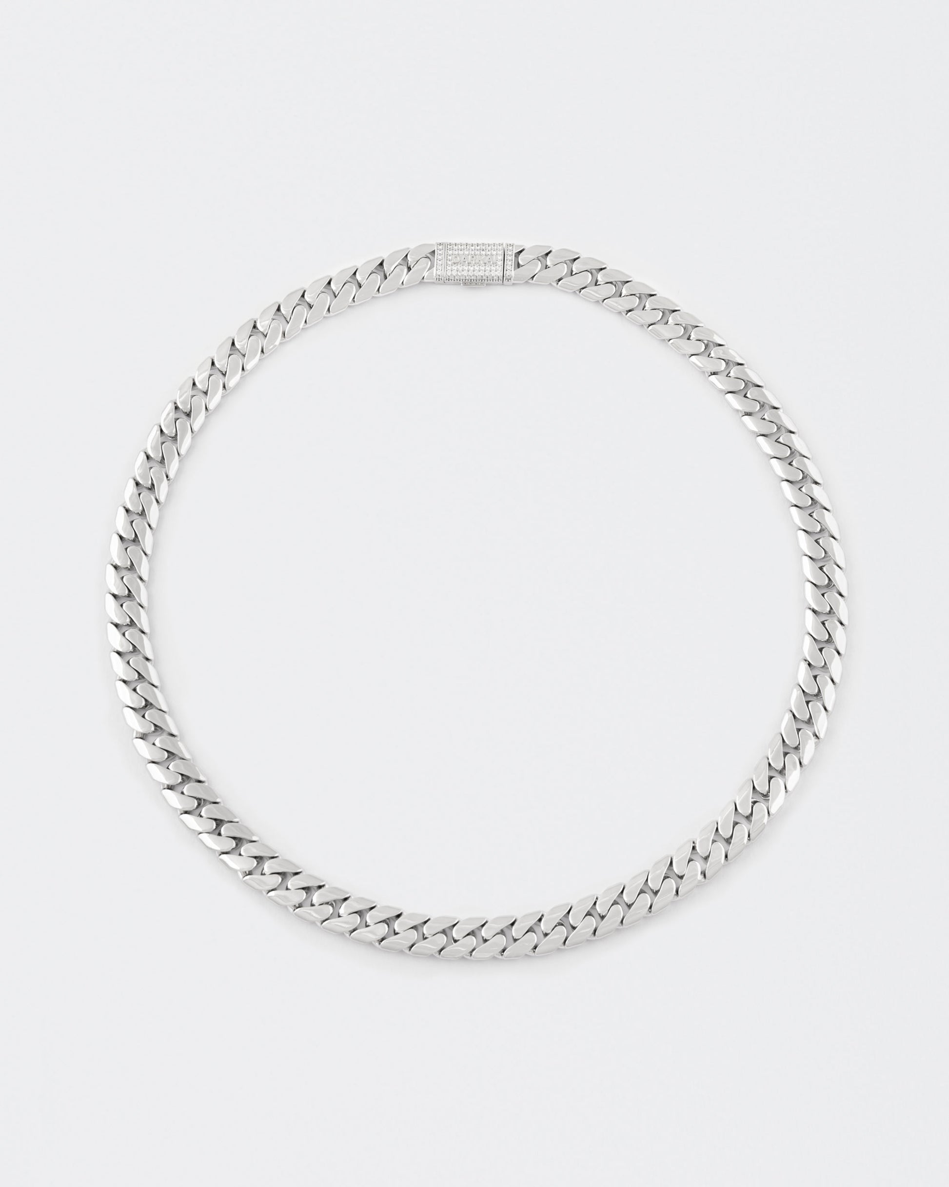 DARKAI White Cuban Edge Necklace Main Picture