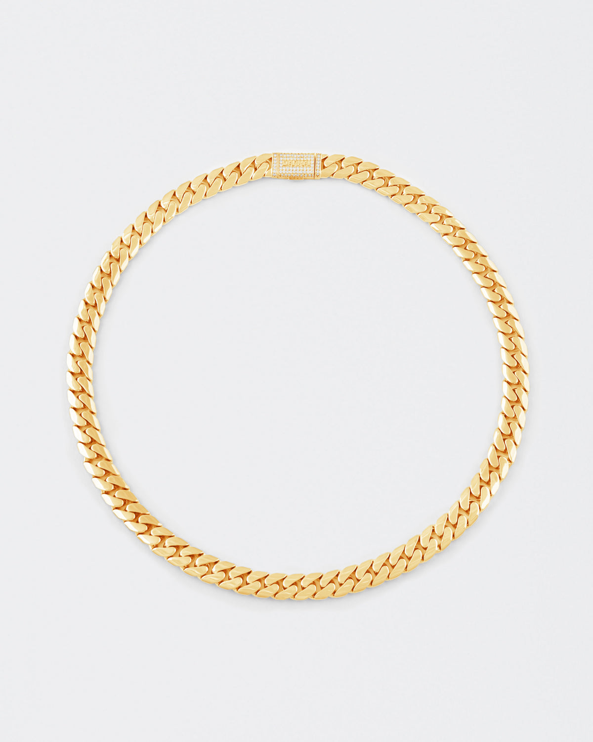 DARKAI Gold Cuban Edge Necklace Main Picture