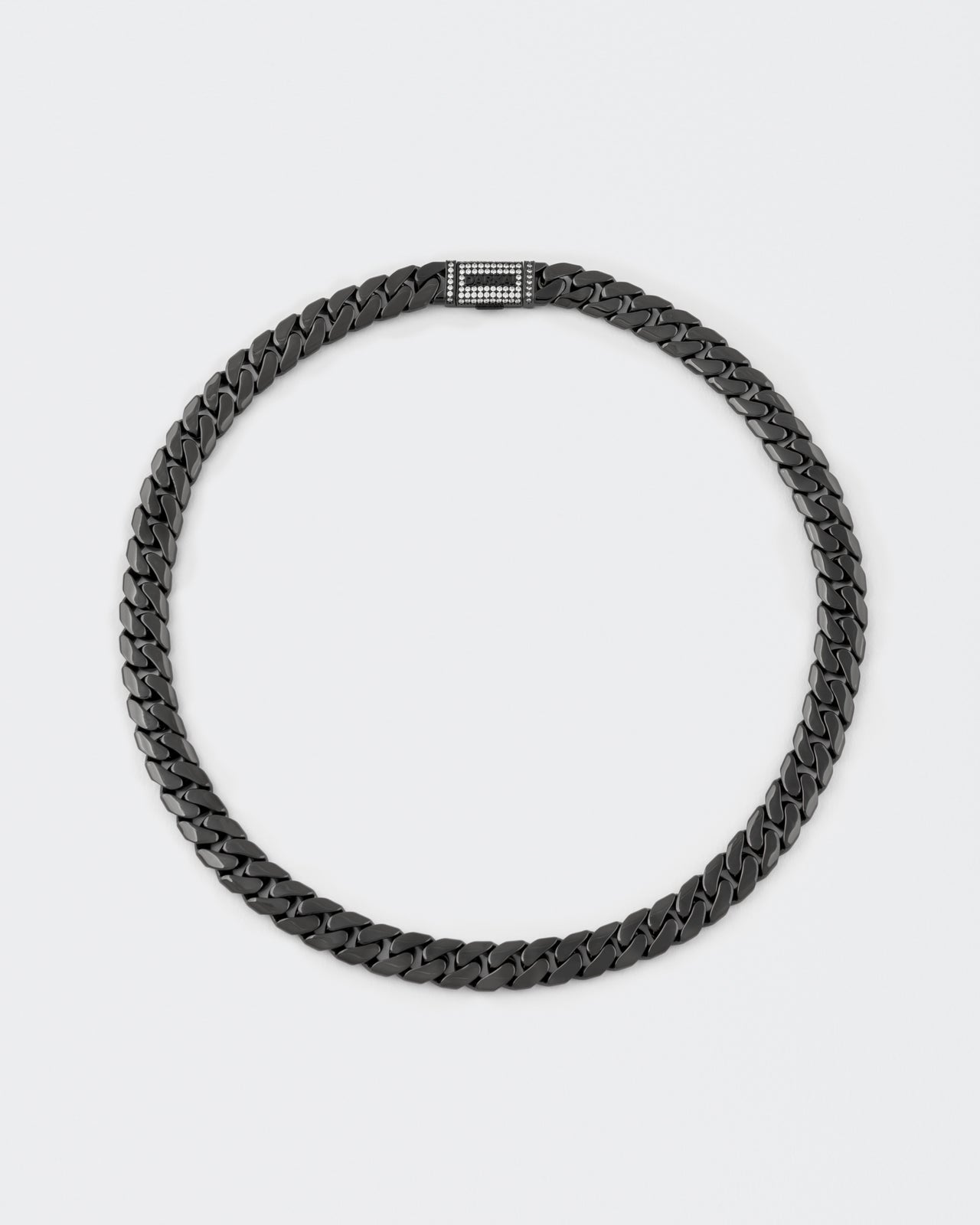 DARKAI Black Cuban Edge Necklace Main Picture