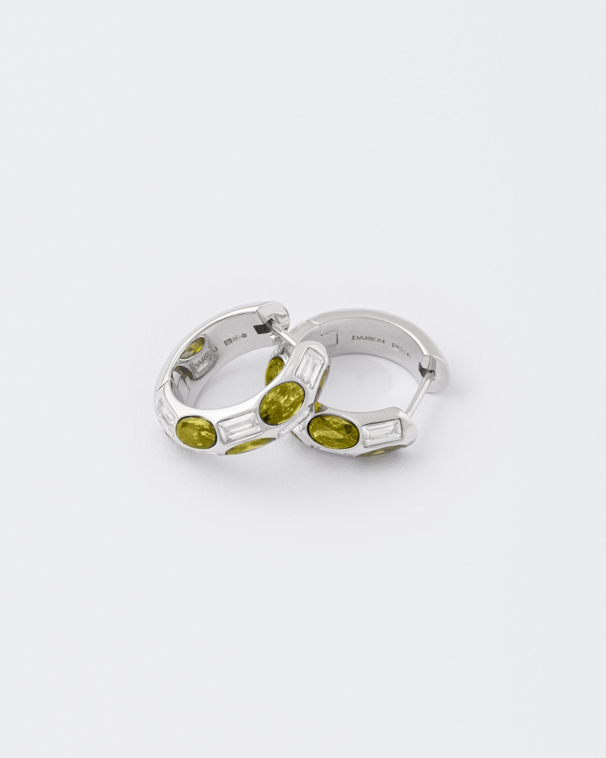 DARKAI Peridot Stones Earrings Detail Picture