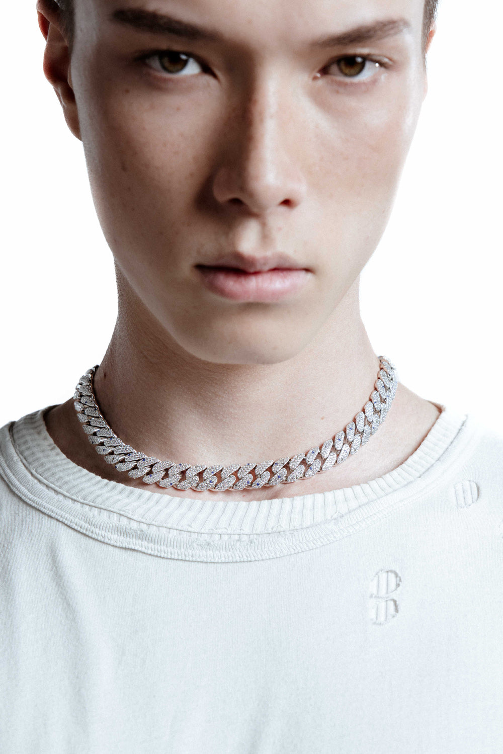 DARKAI Cuban Pavé Sprinkles Necklace Main Picture