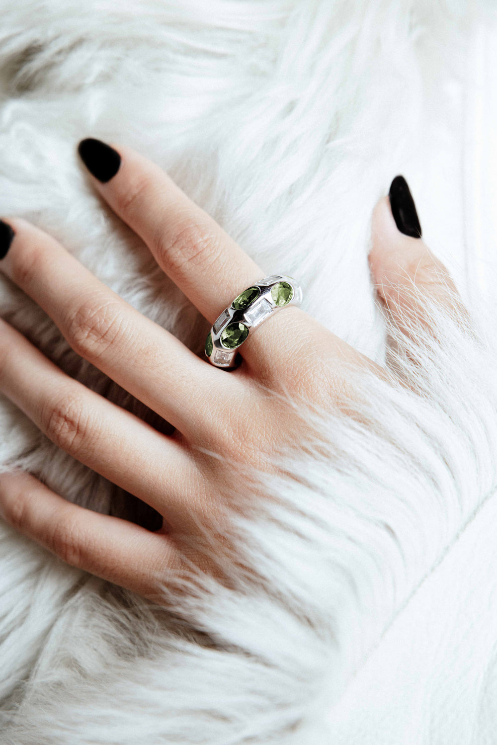 DARKAI Peridot Stones Ring Main Picture