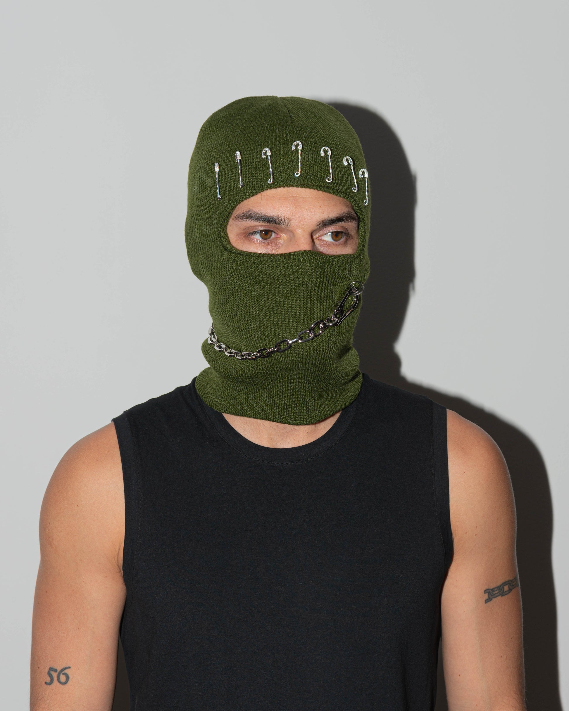 DARKAI Balaclava 002 worn by model detail