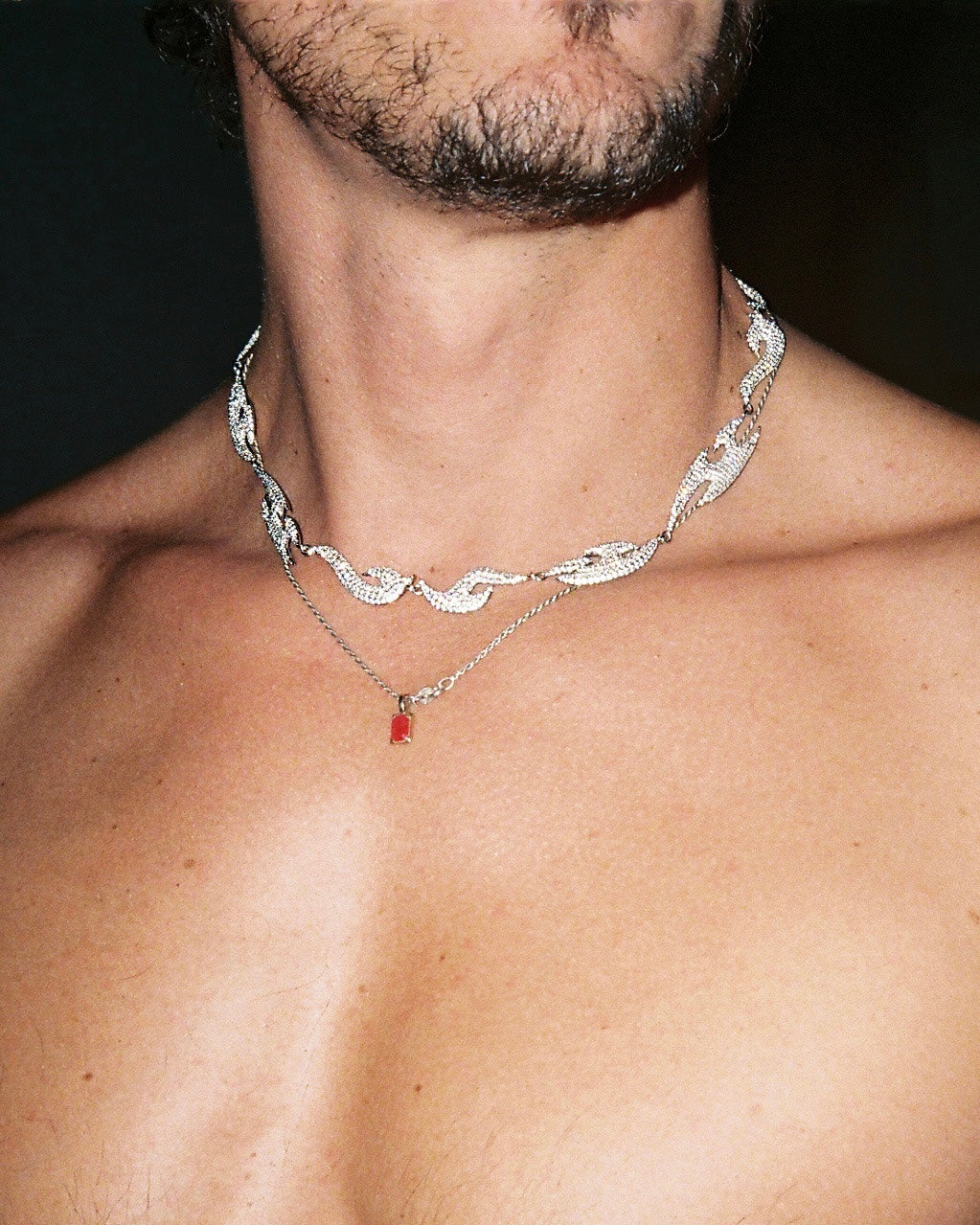 DARKAI x GLB Capsule Collecion Tribal Pavé Necklace