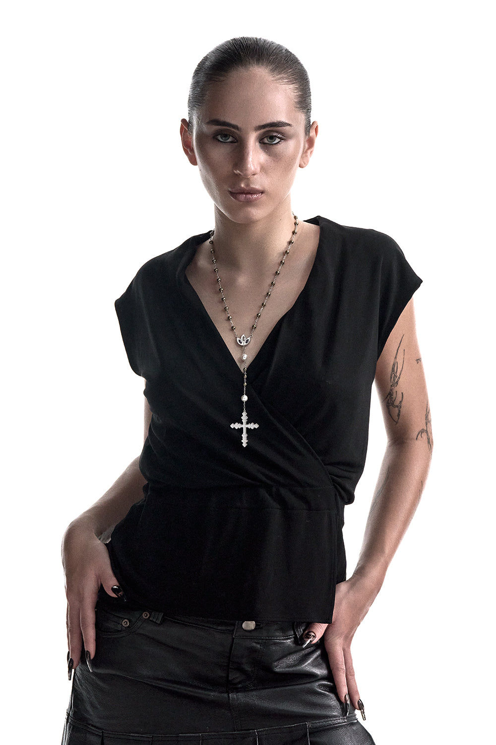 DARKAI Purgatorio Rosary on Female Model