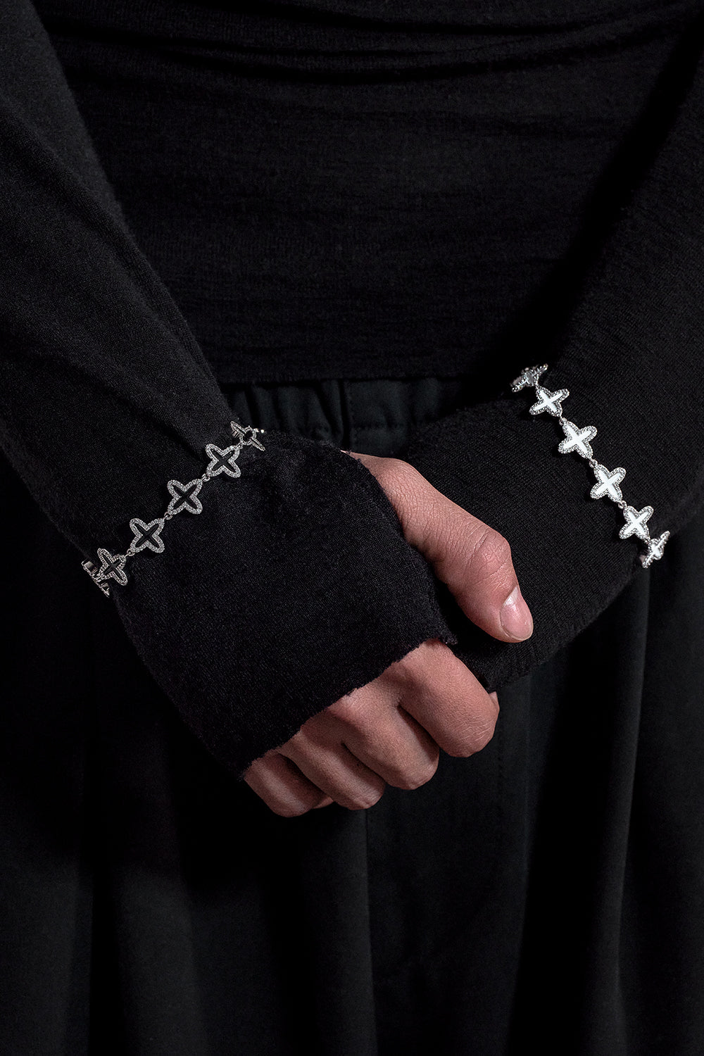 DARKAI Clover Bracelets on Male Model