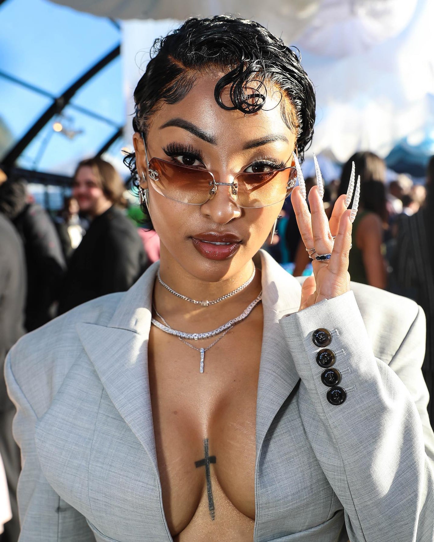 Shenseea wearing DARKAI